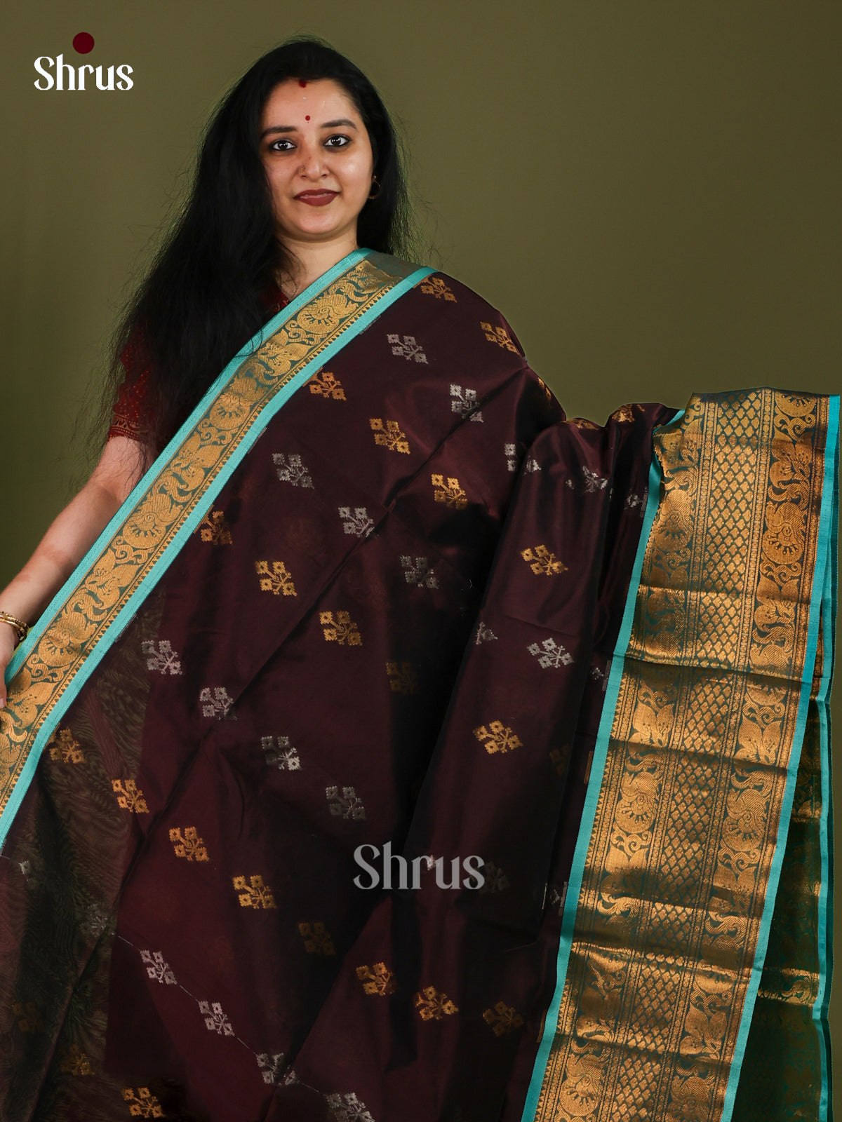 Silk Cotton Saree - EJ01031