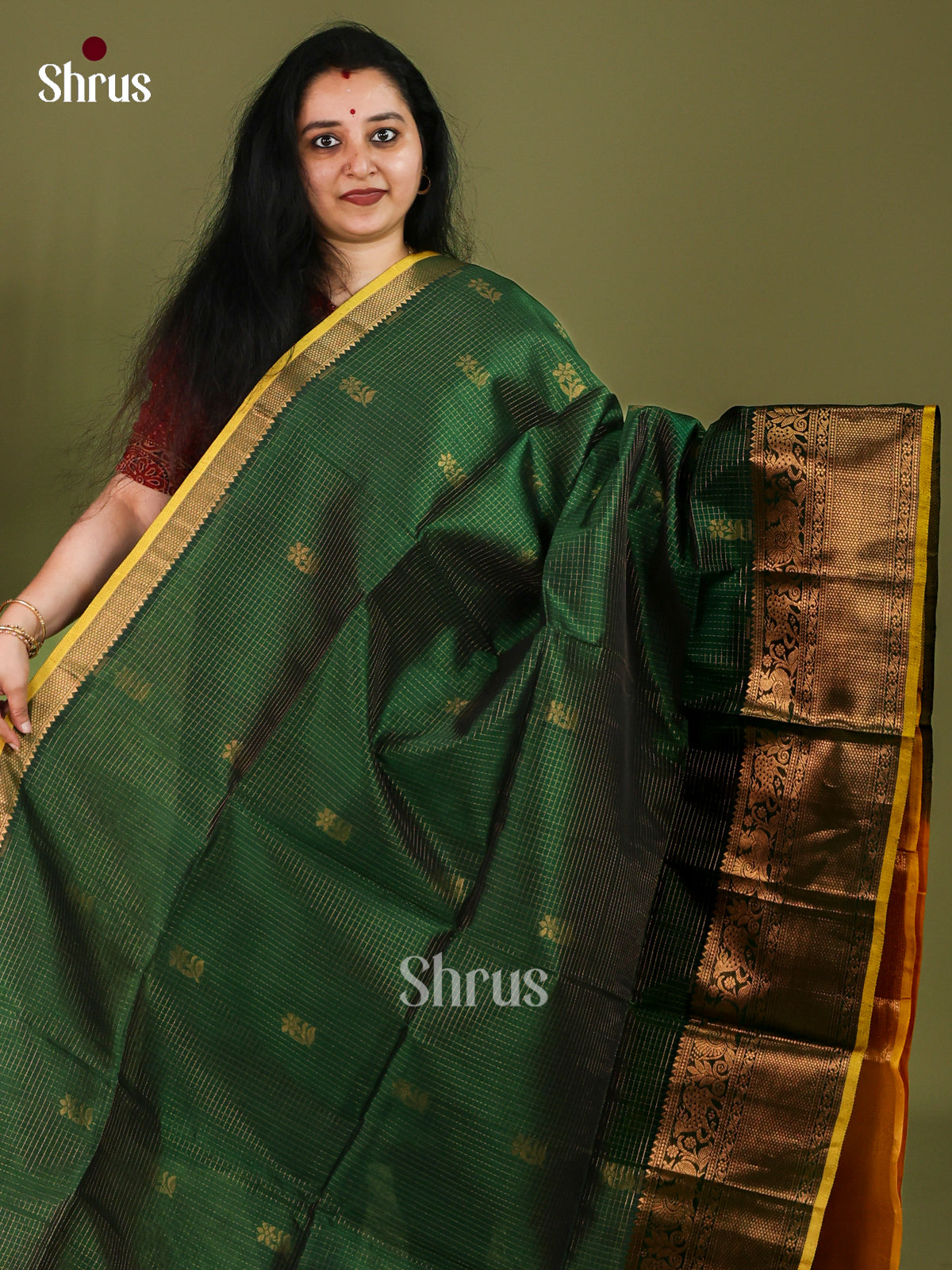 Silk Cotton Saree - EJ01039