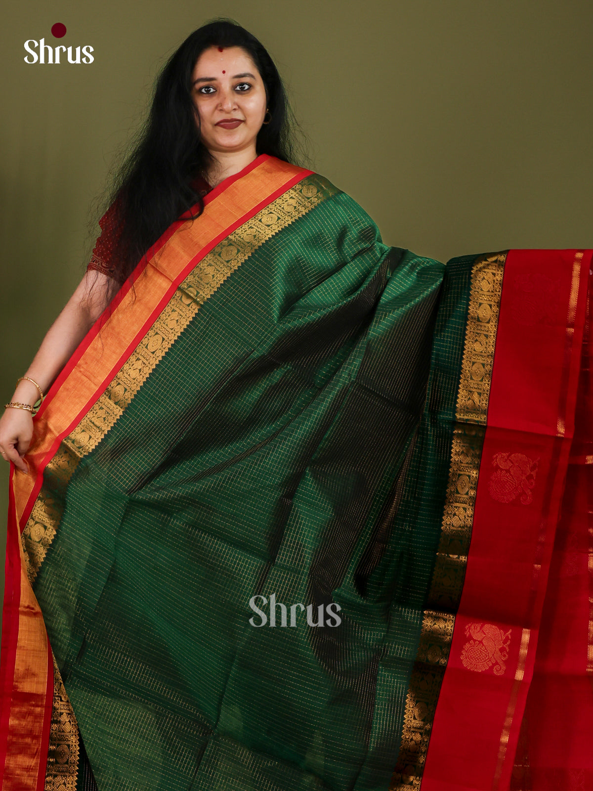 Silk Cotton Saree - EJ01062