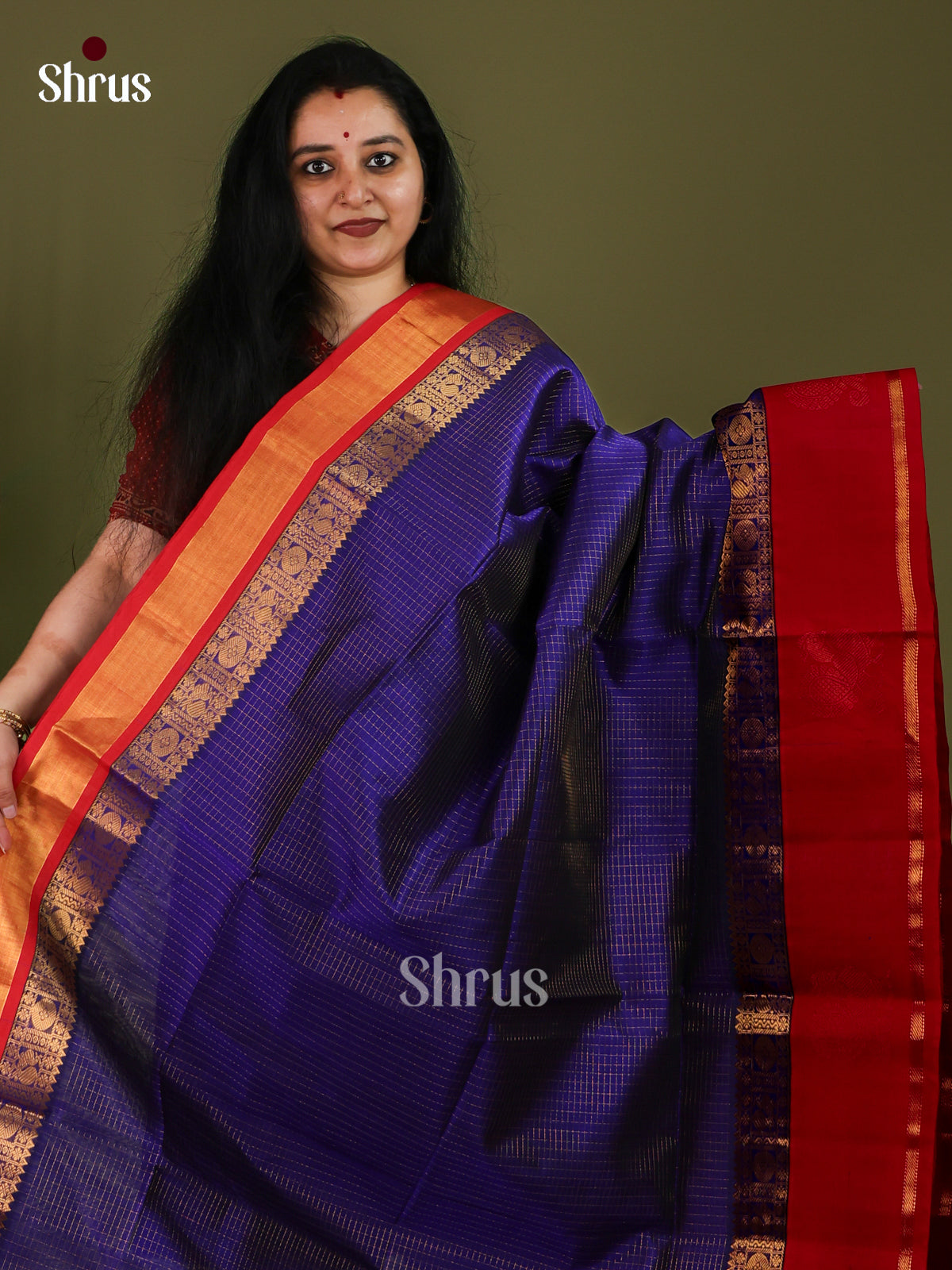 Silk Cotton Saree - EJ01063