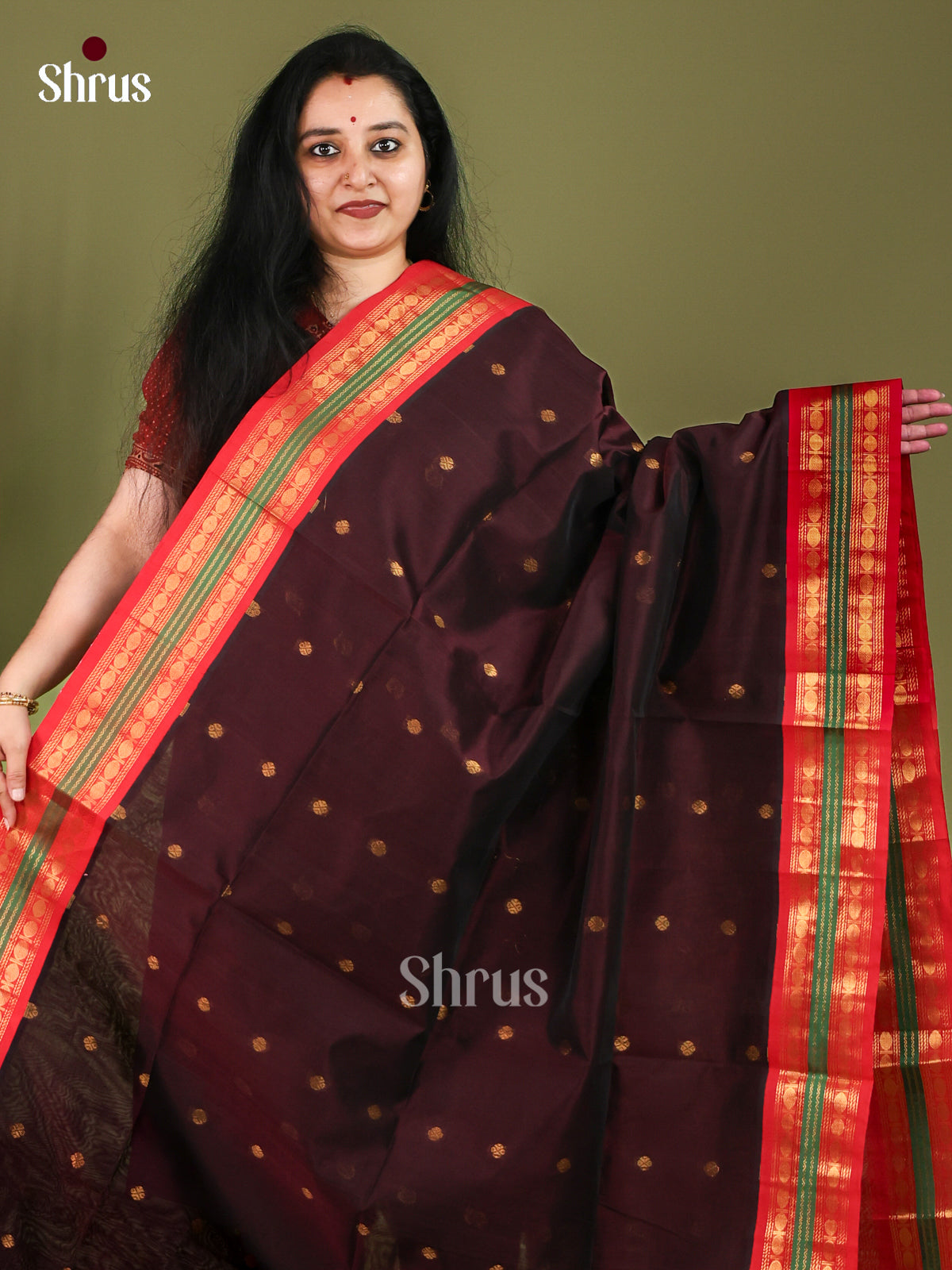 Silk Cotton Saree - EJ01064