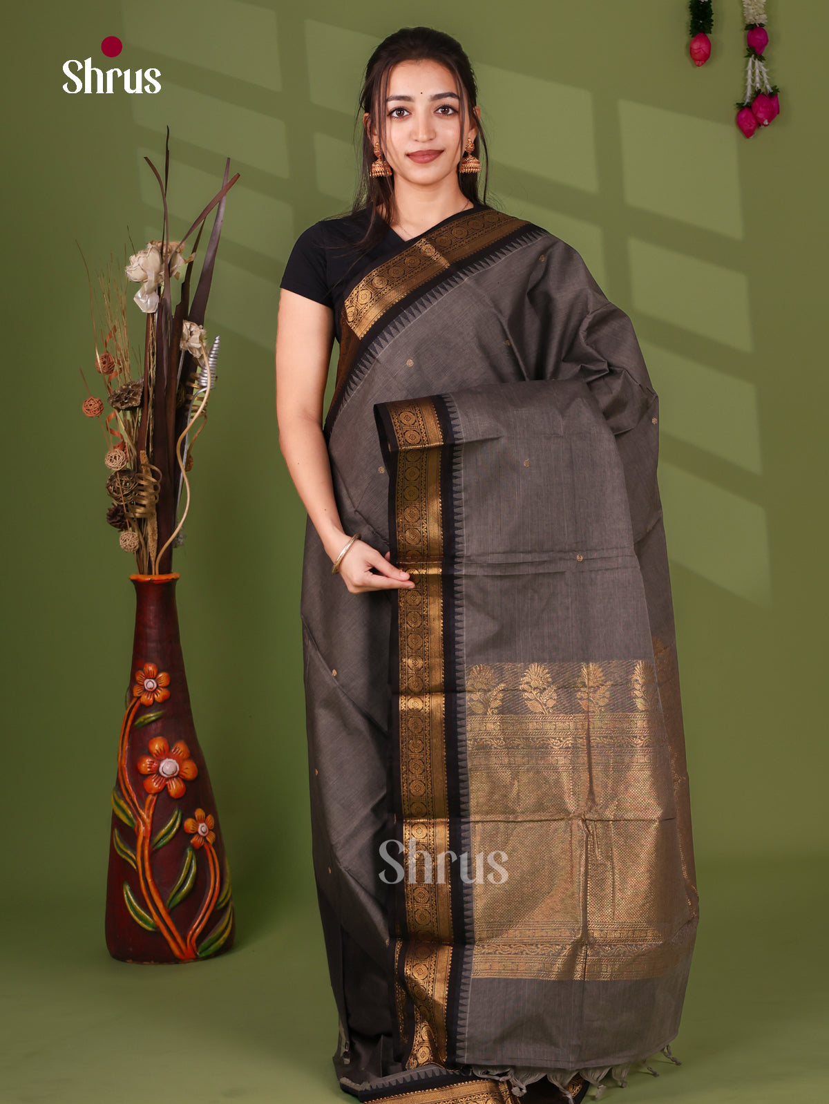 Chettinad Cotton Saree - EJ03004