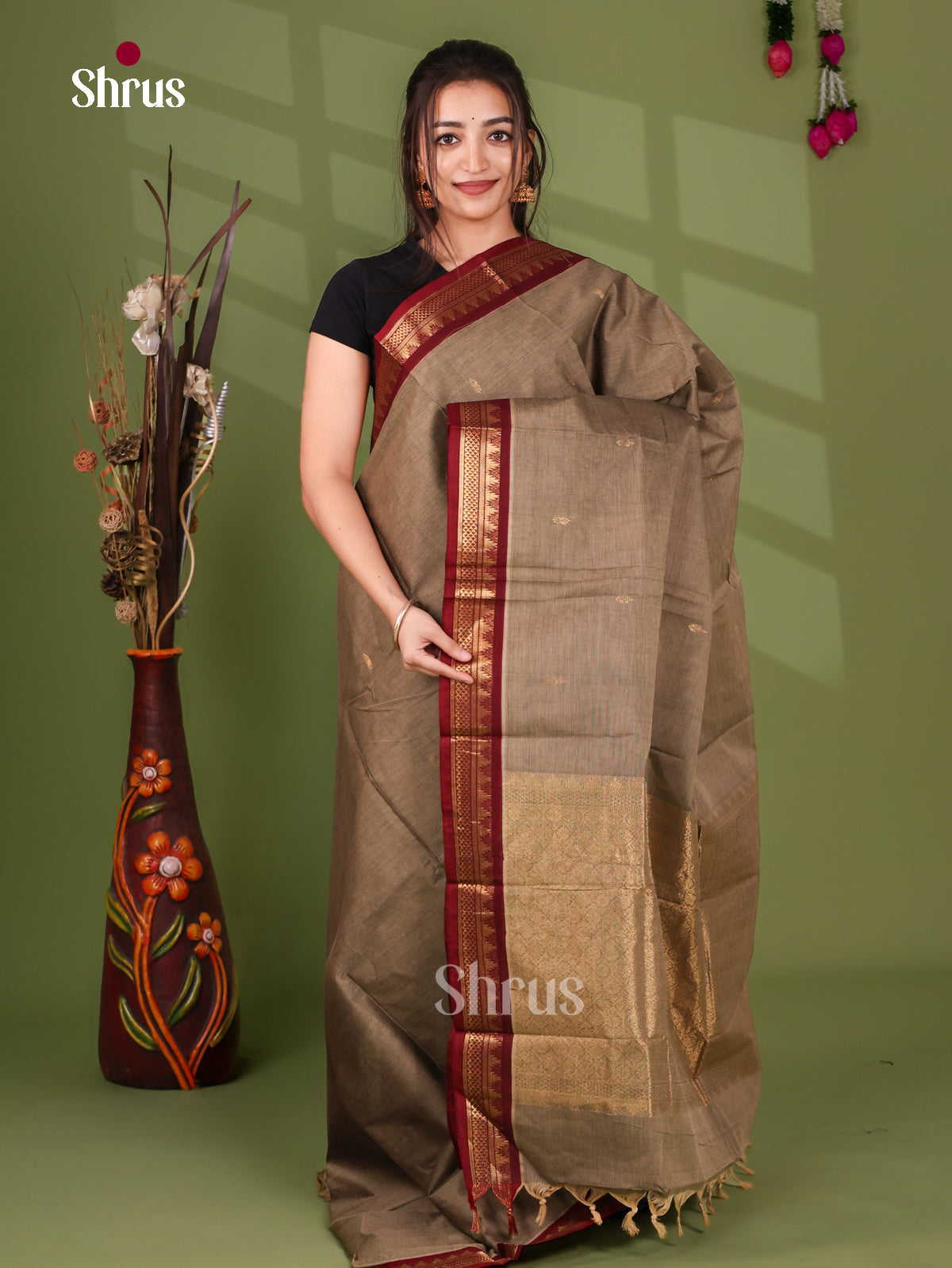 Chettinad Cotton Saree - EJ03021