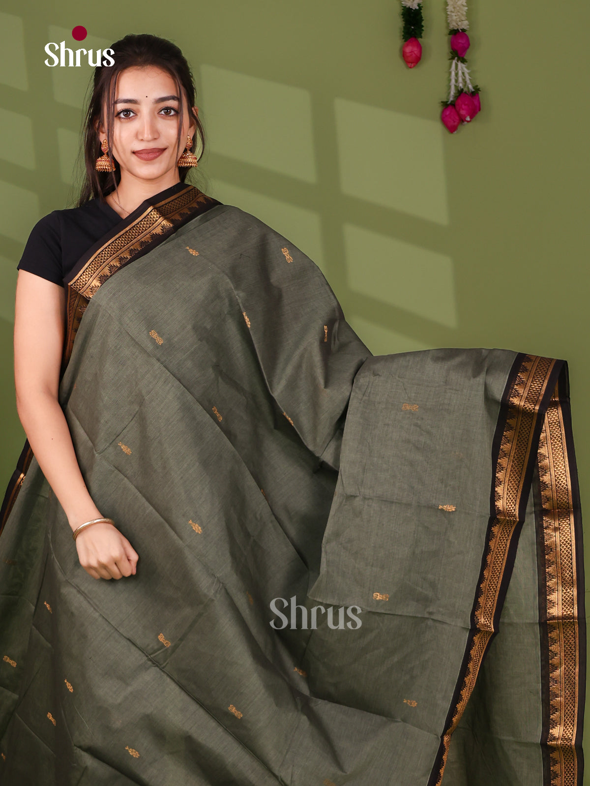 Chettinad Cotton Saree - EJ03037