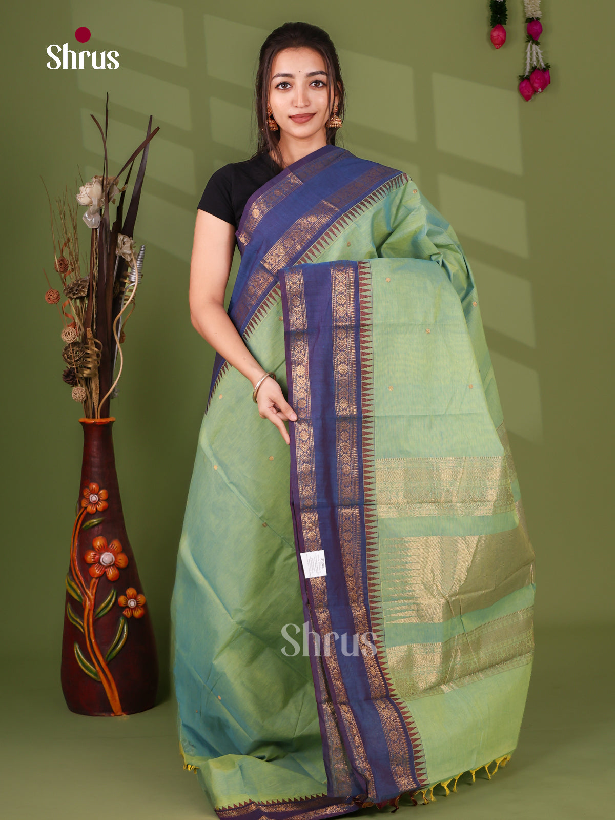 Chettinad Cotton Saree - EJ03038