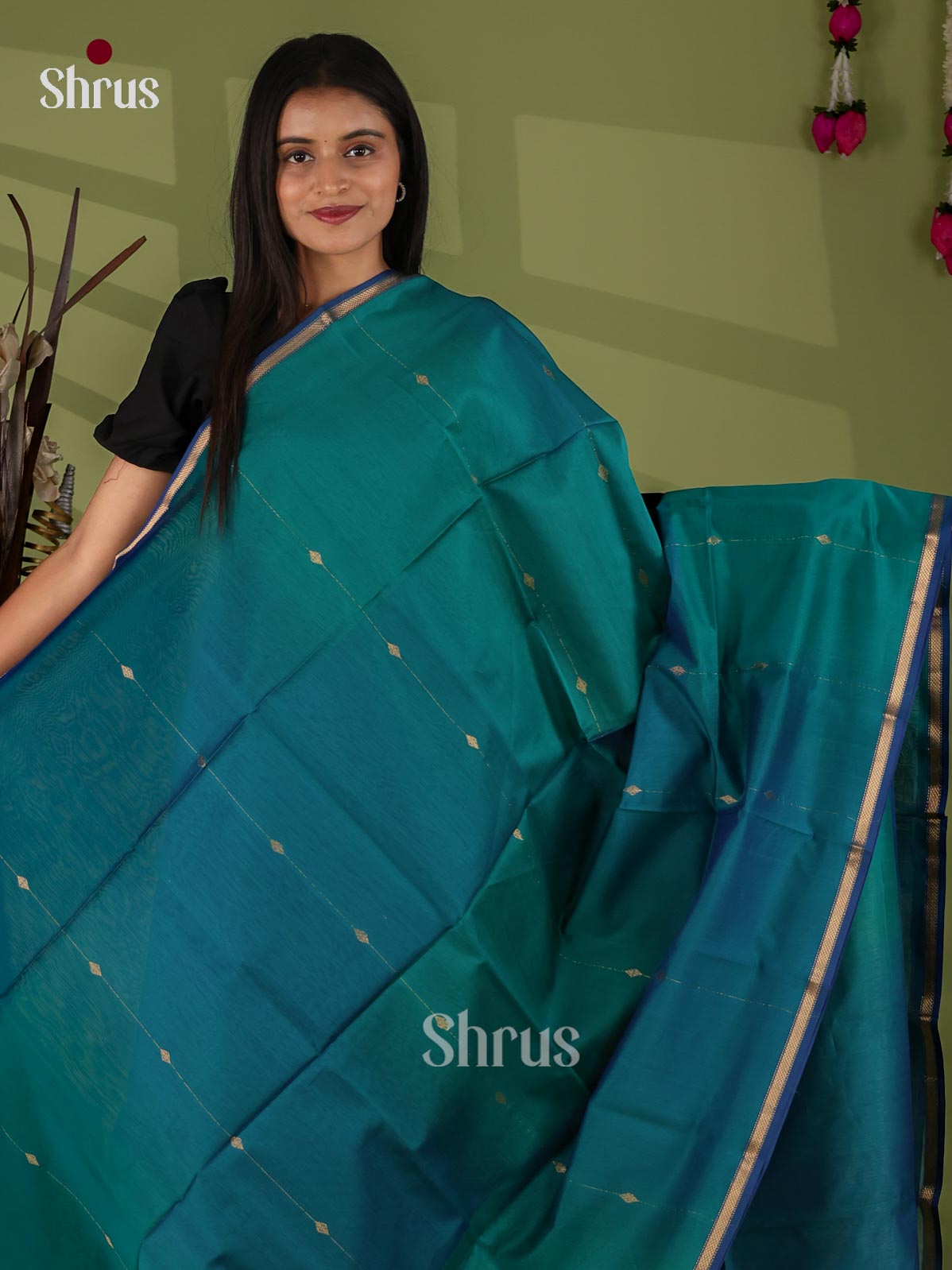 Maheshwari silkcotton Saree - EJ03046