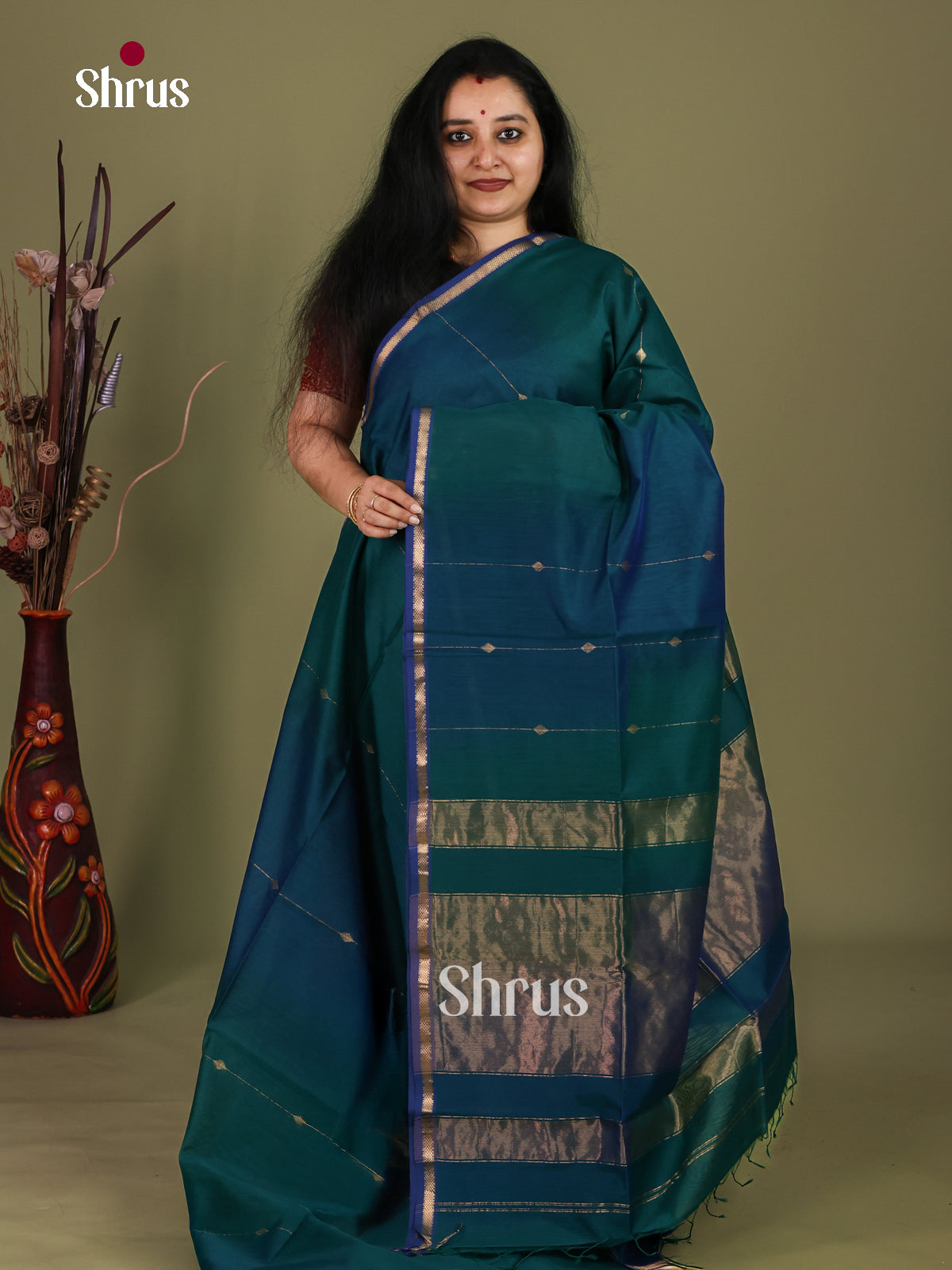 Maheshwari silkcotton Saree - EJ03047
