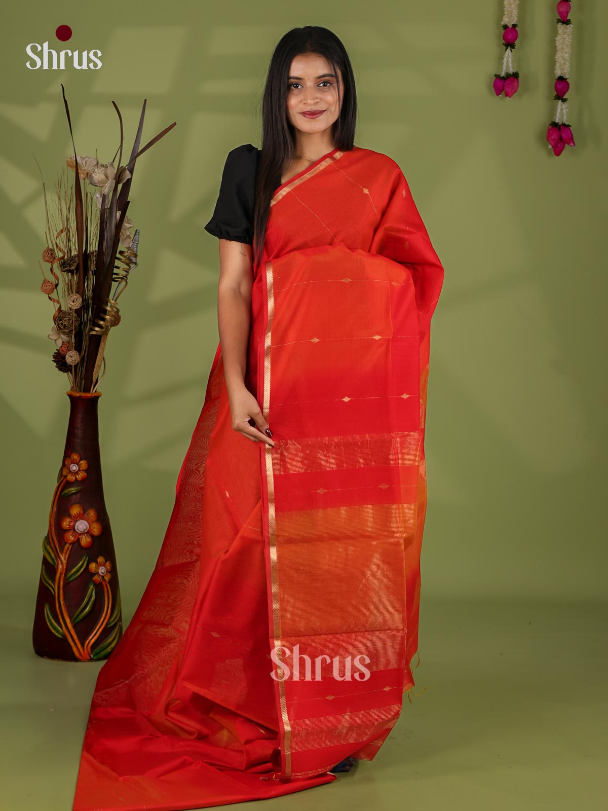 Maheshwari silkcotton Saree - EJ03048
