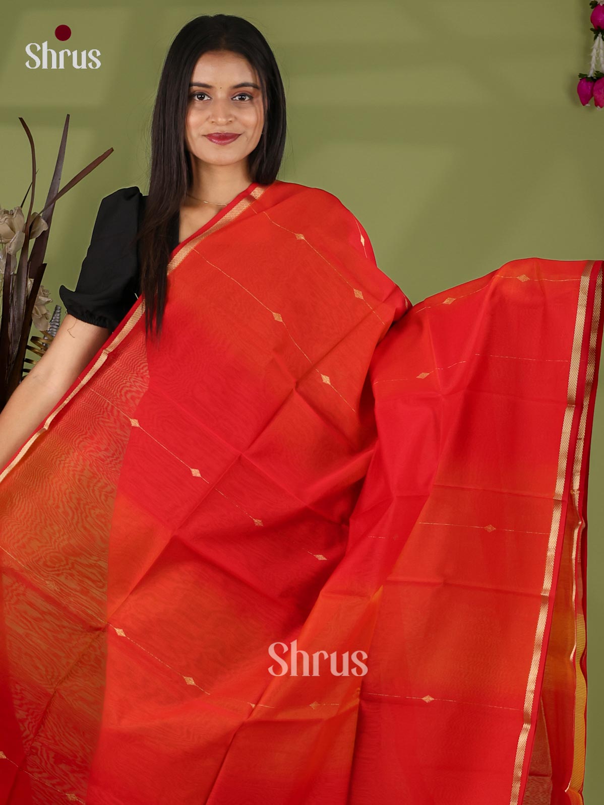 Maheshwari silkcotton Saree - EJ03048