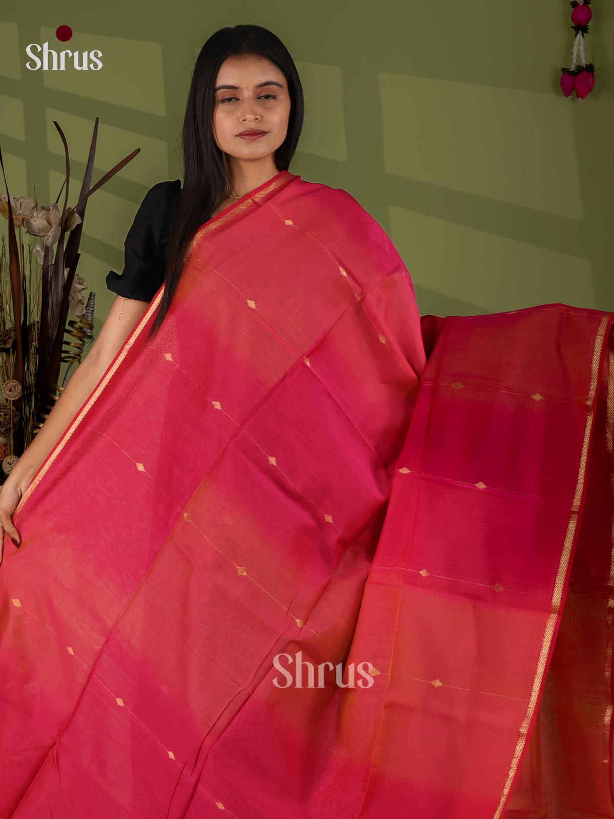 Maheshwari silkcotton Saree - EJ03052