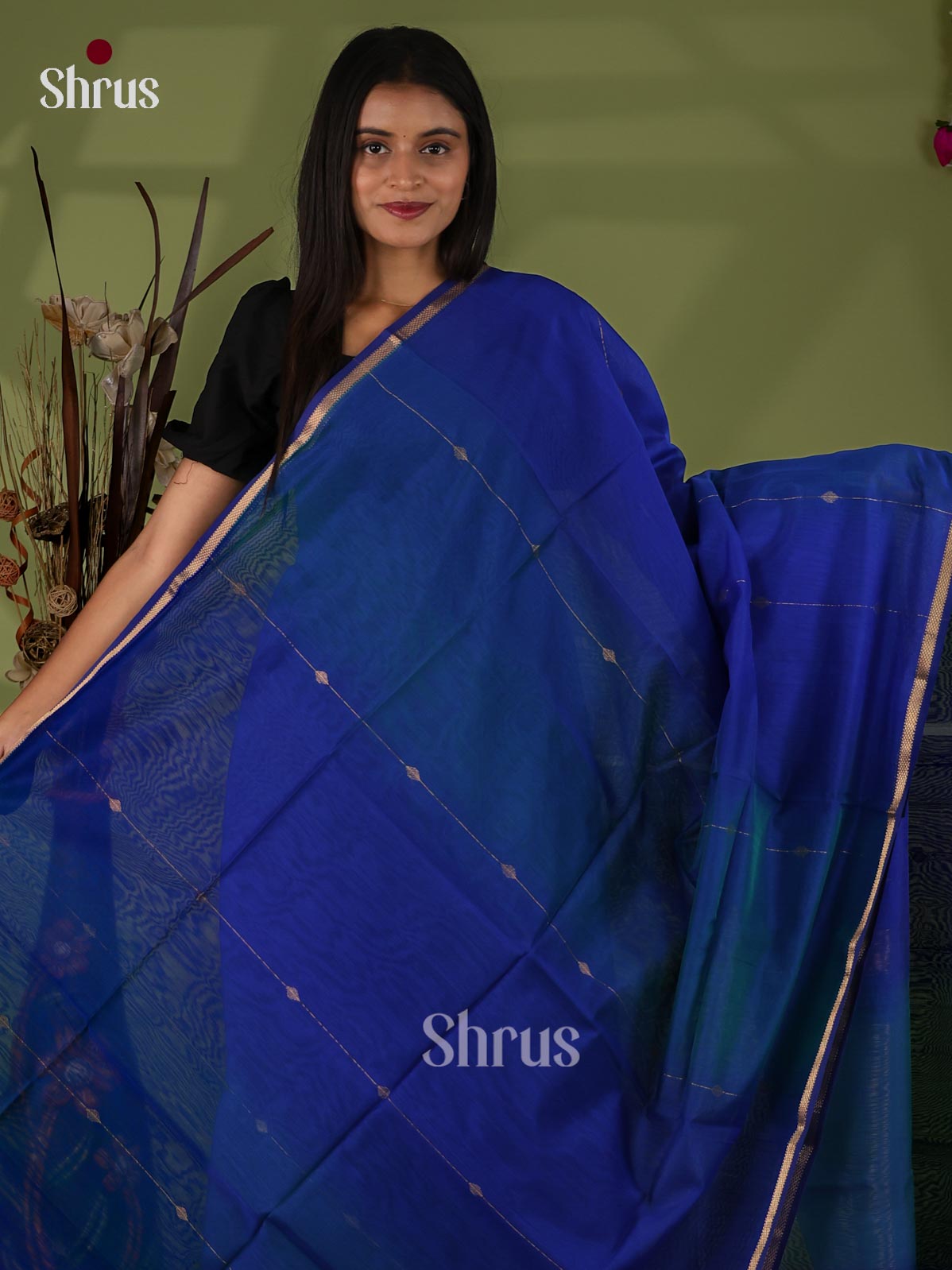 Maheshwari silkcotton Saree - EJ03053