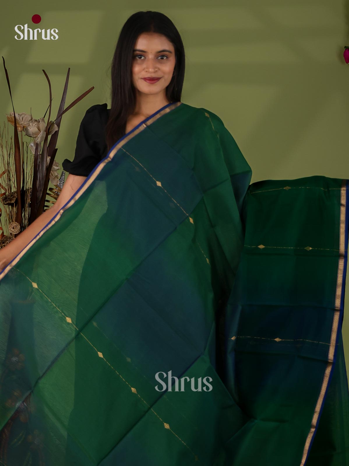 Maheshwari silkcotton Saree - EJ03060