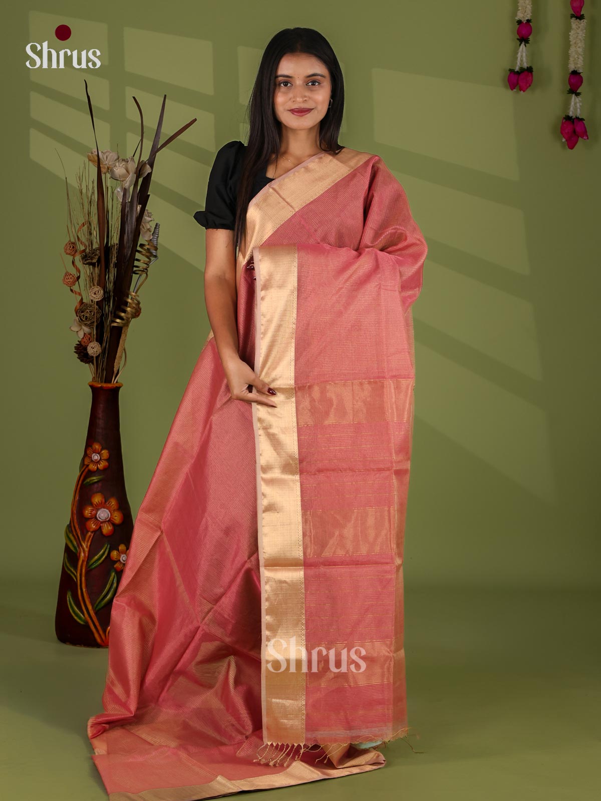 Maheshwari silkcotton Saree - EJ03066