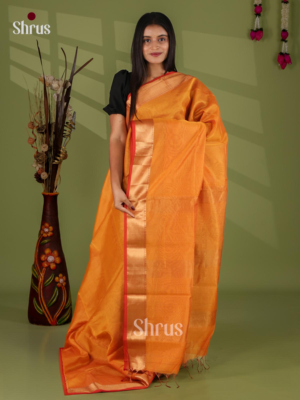 Maheshwari silkcotton Saree - EJ03067