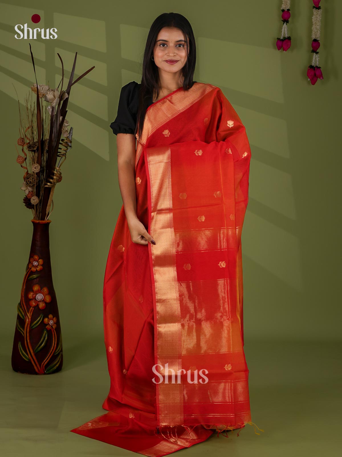 Maheshwari silkcotton Saree - EJ03081