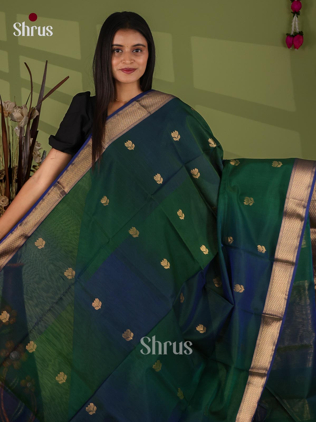 Maheshwari silkcotton Saree - EJ03086