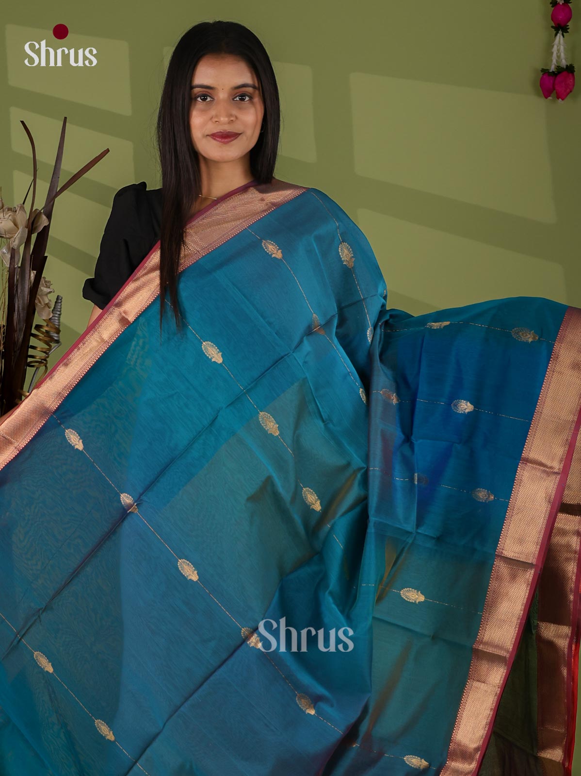 Maheshwari silkcotton Saree - EJ03092