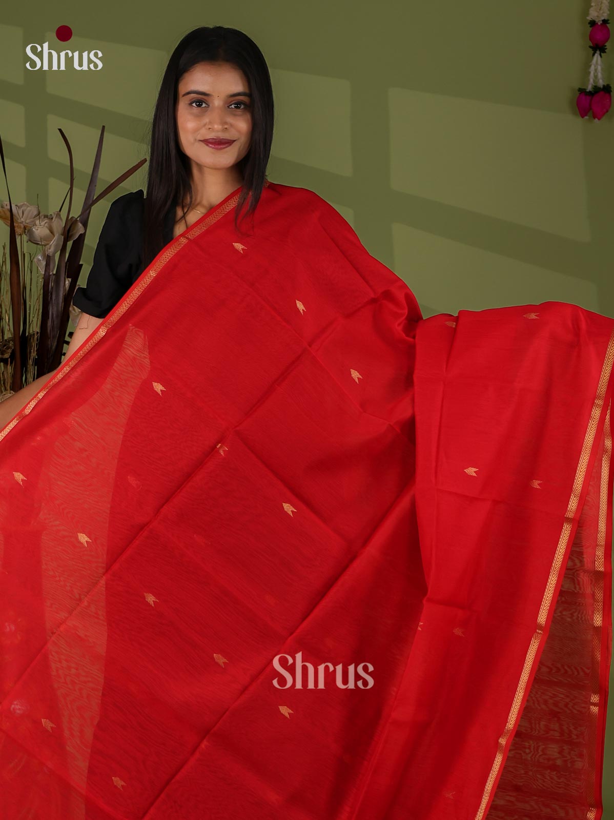 Maheshwari silkcotton Saree - EJ03097