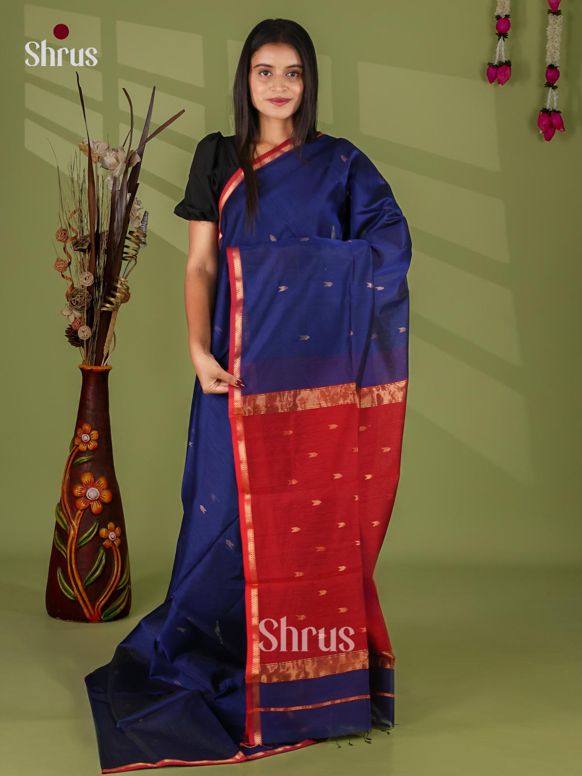 Maheshwari silkcotton Saree - EJ03098