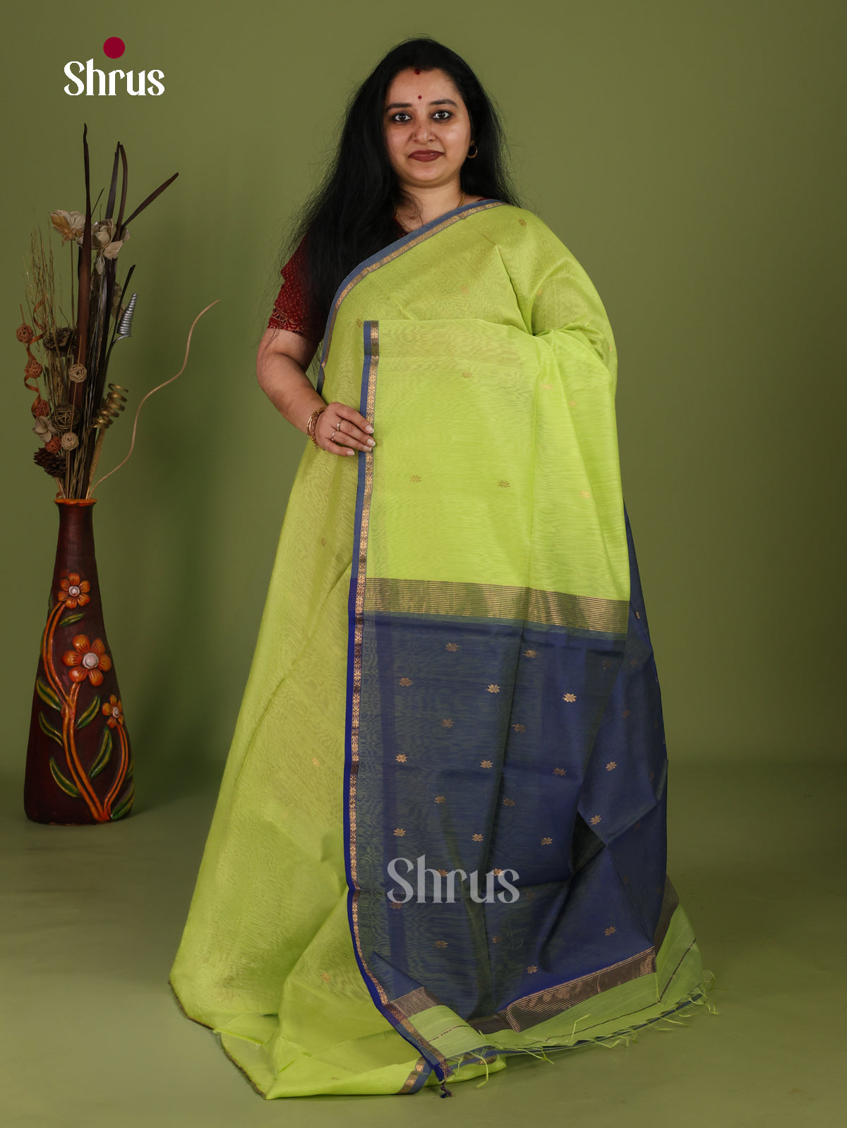 Maheshwari silkcotton Saree - EJ03113