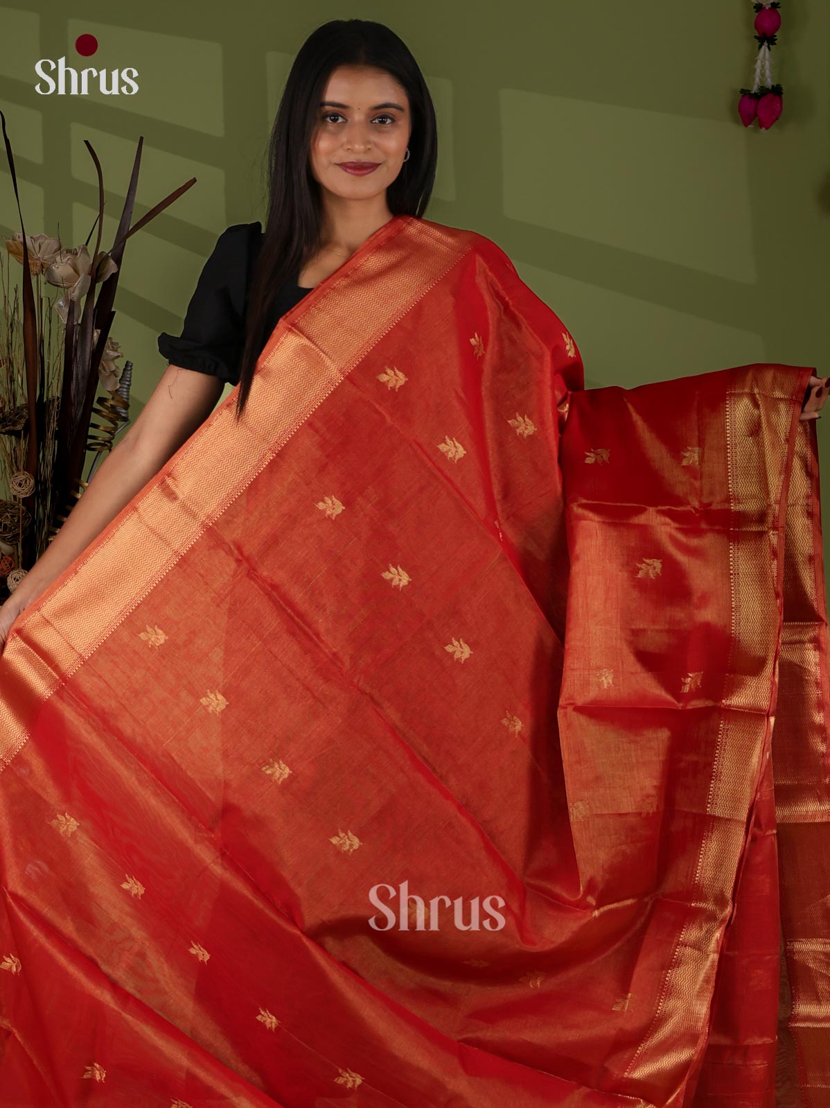 Maheshwari silkcotton Saree - EJ03128
