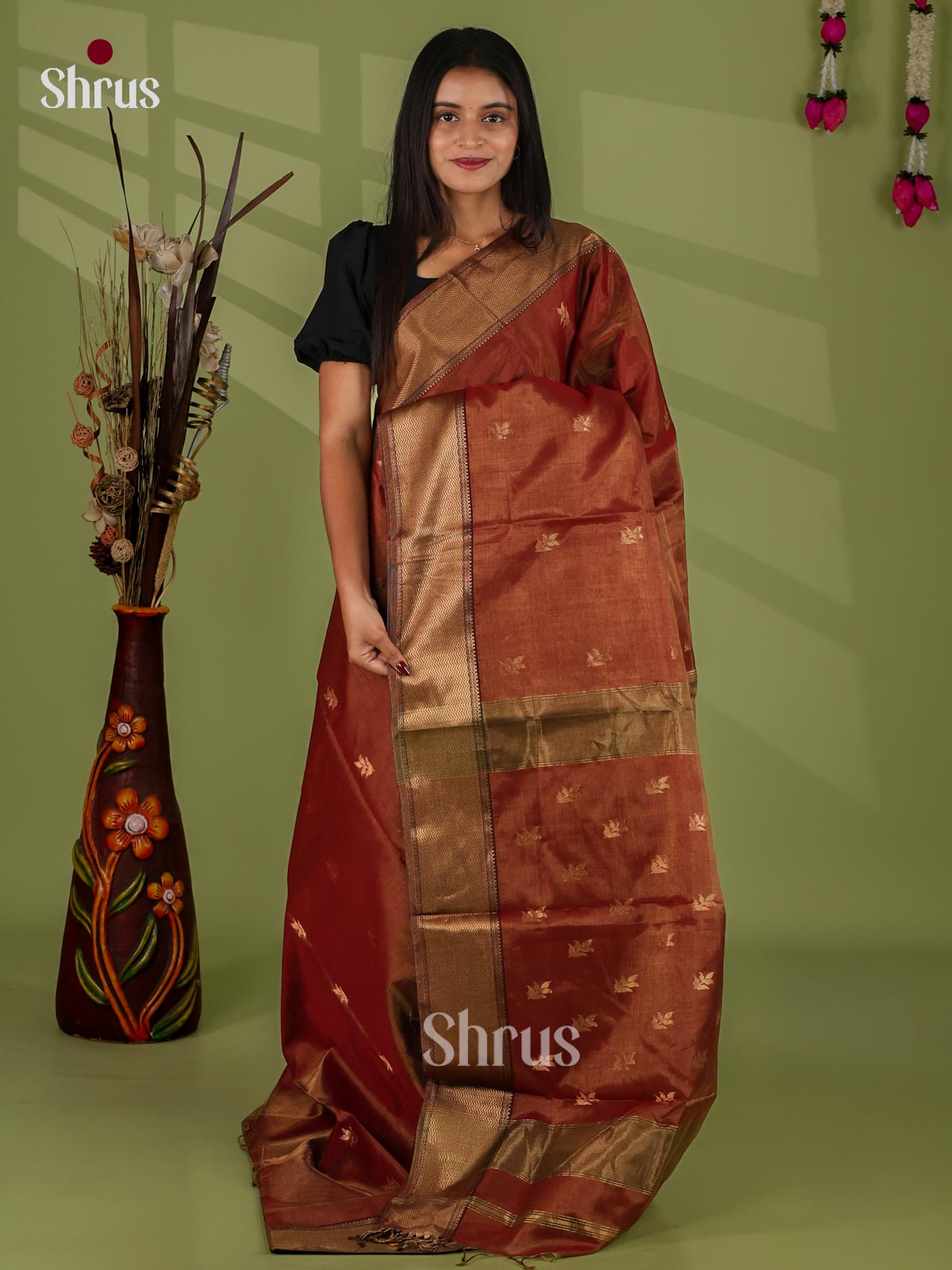Maheshwari silkcotton Saree - EJ03130