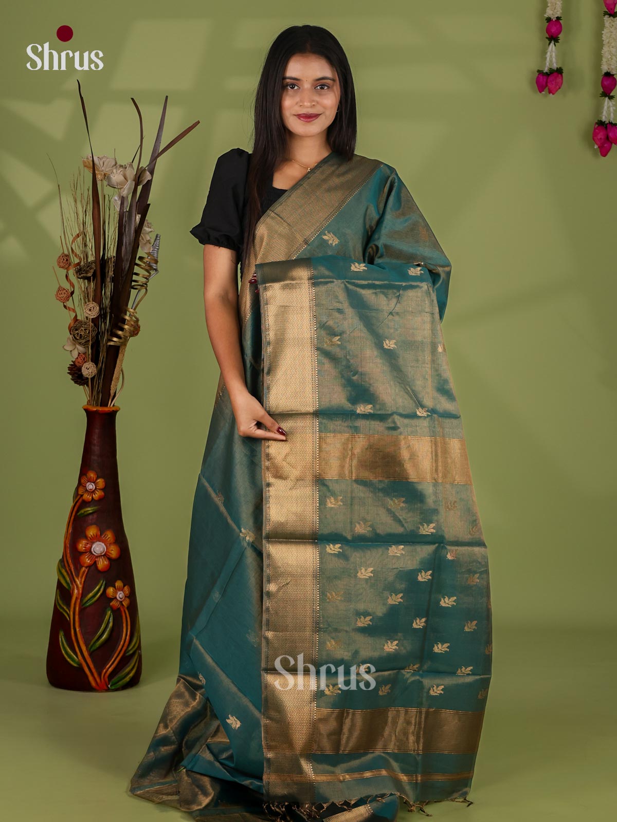 Maheshwari silkcotton Saree - EJ03132