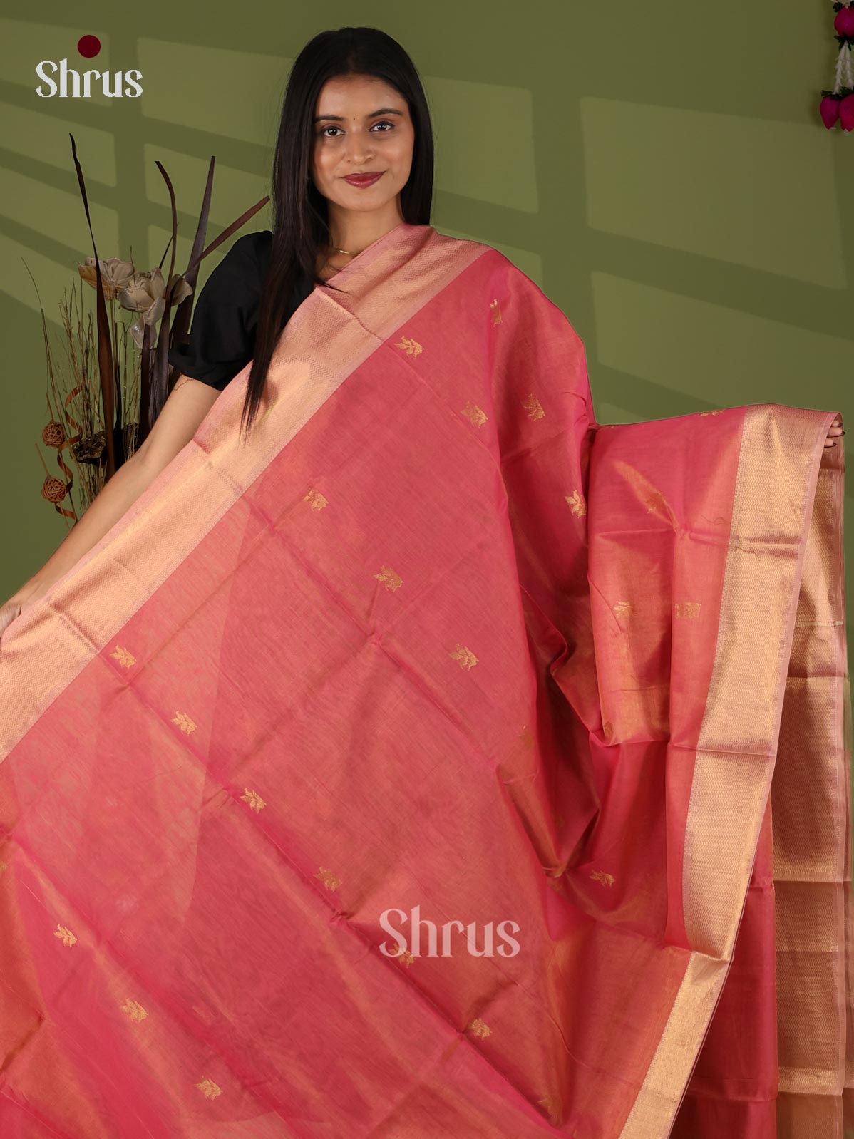 Maheshwari silkcotton Saree - EJ03133
