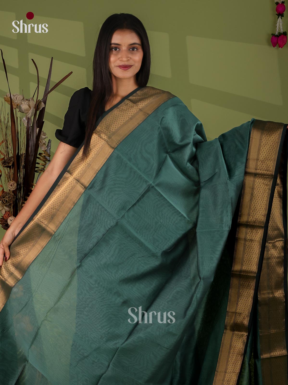 Maheshwari silkcotton Saree - EJ03147