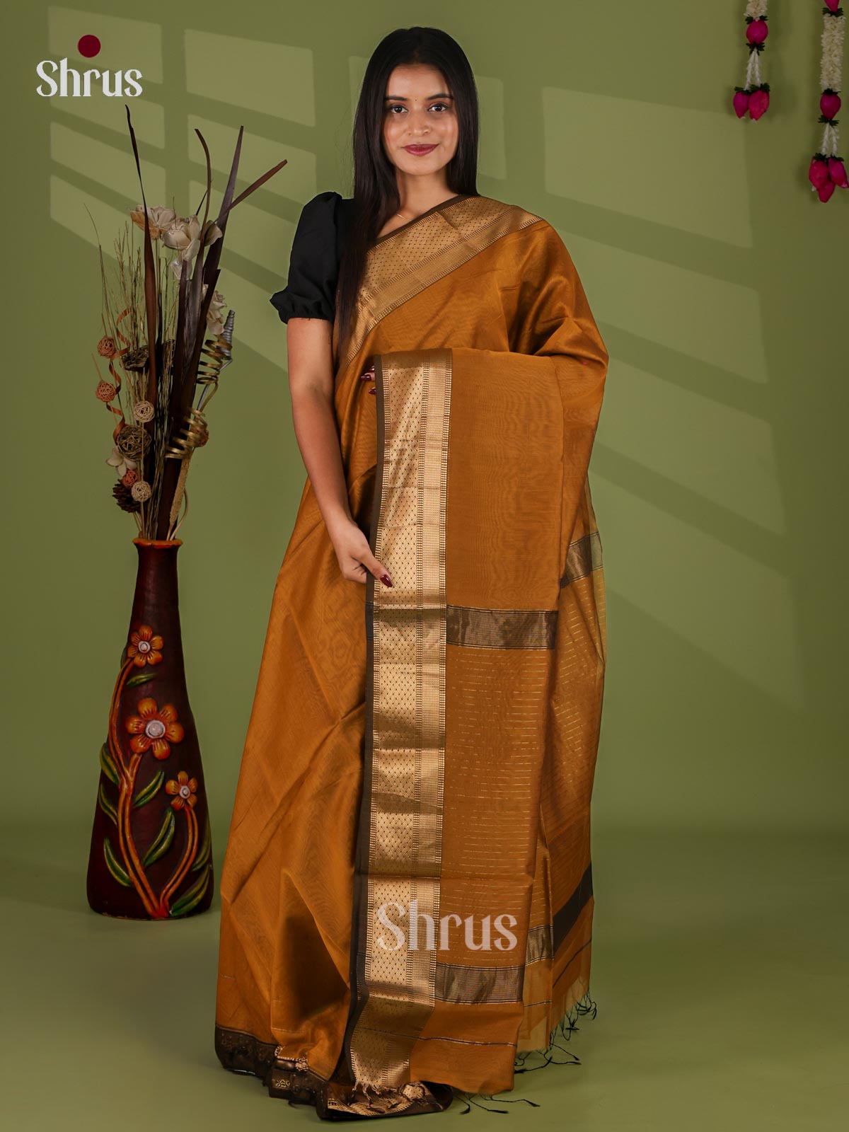 Maheshwari silkcotton Saree - EJ03148