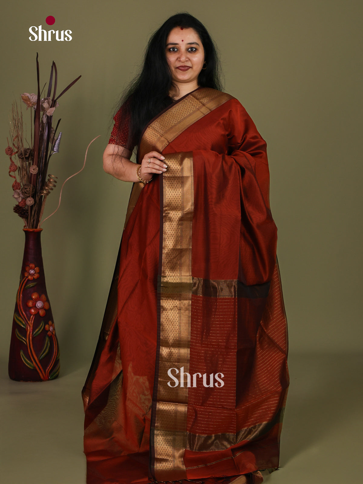 Maheshwari silkcotton Saree - EJ03149