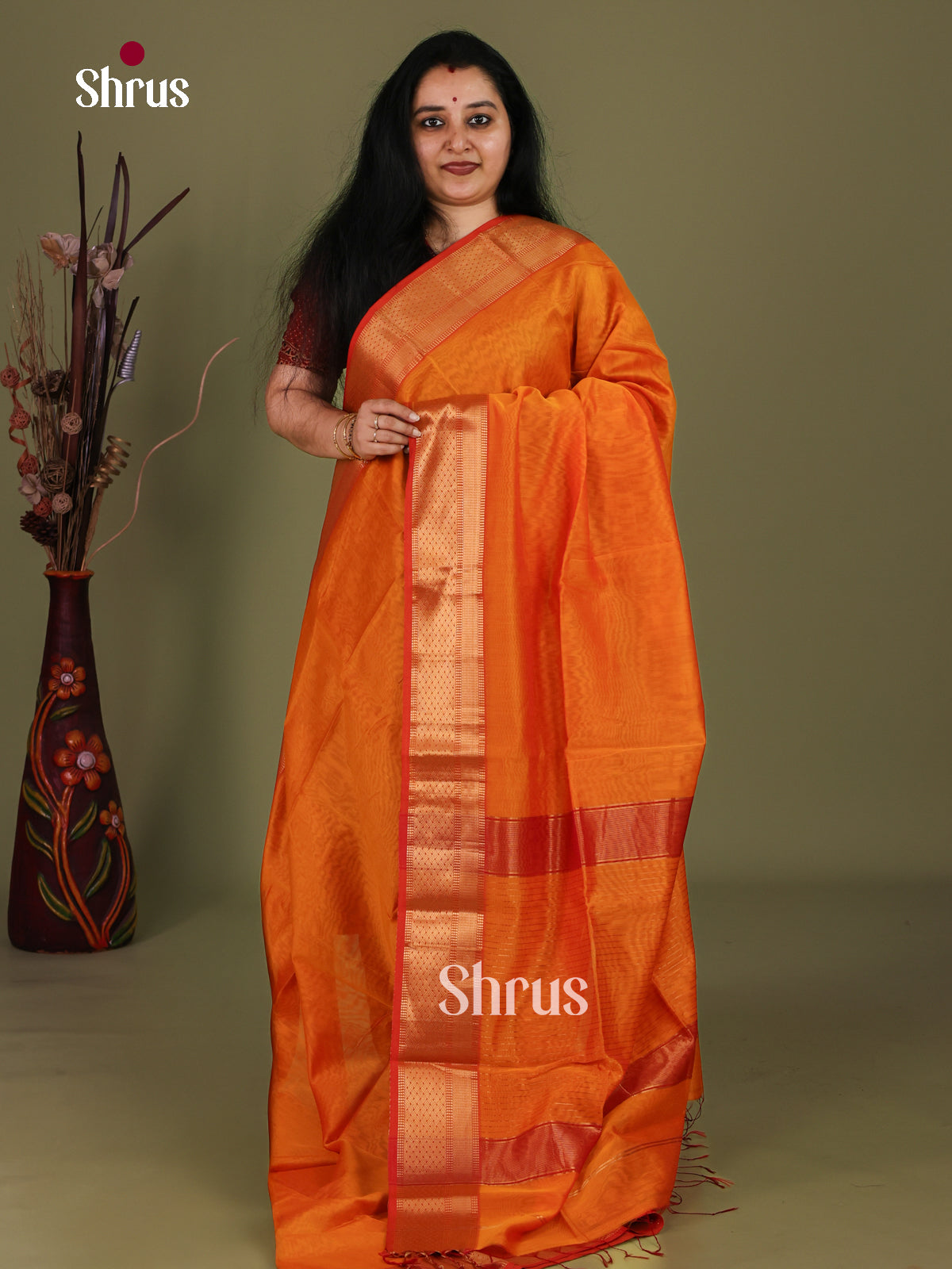 Maheshwari silkcotton Saree - EJ03151