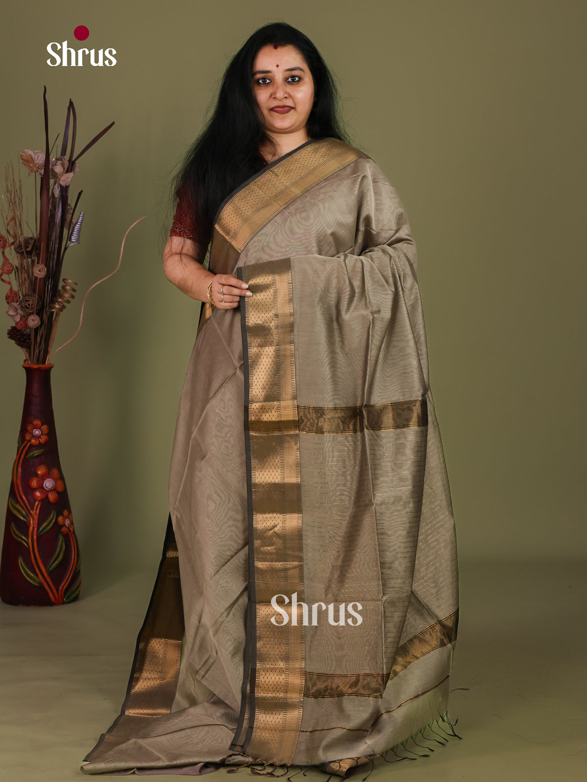Maheshwari silkcotton Saree - EJ03152