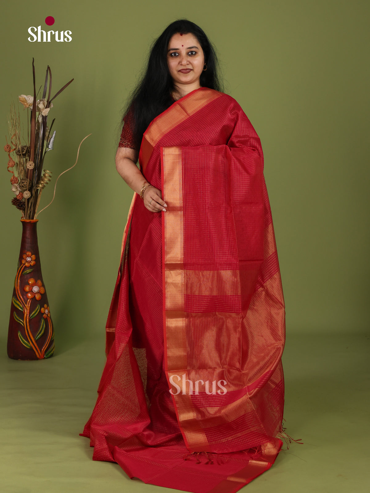 Maheshwari silkcotton Saree - EJ03154