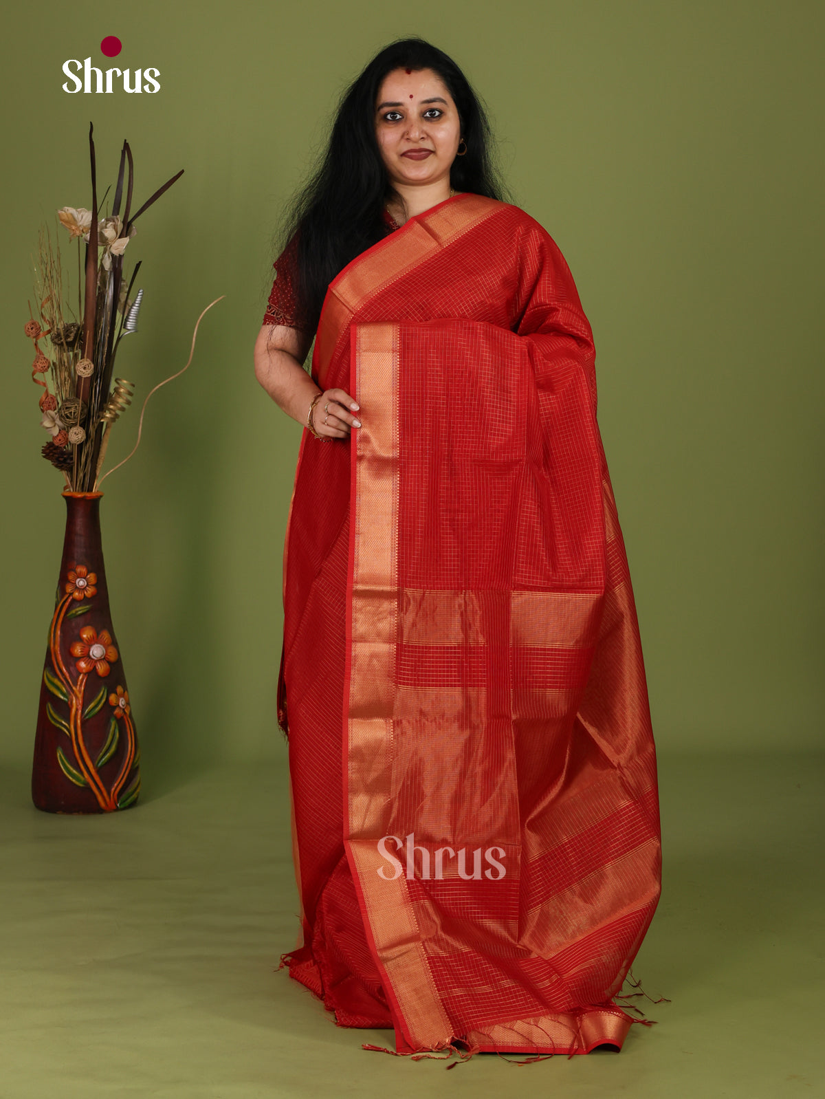 Maheshwari silkcotton Saree - EJ03161