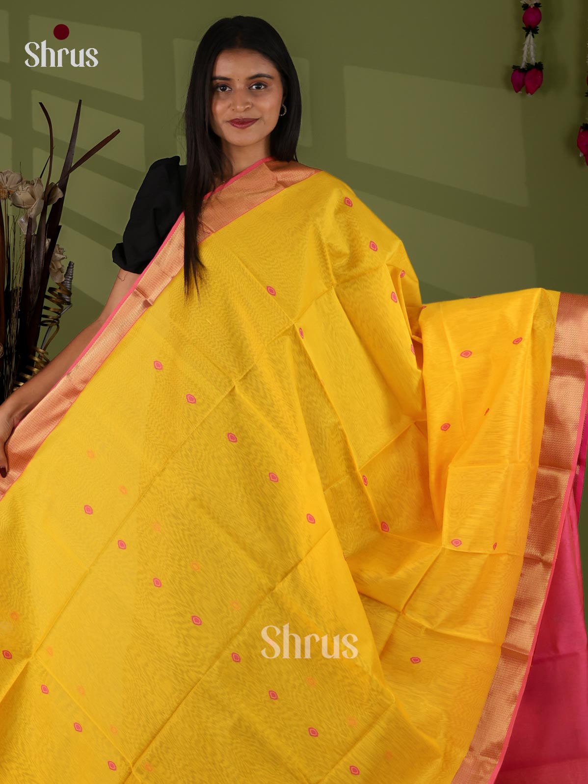 Maheshwari silkcotton Saree - EJ03166