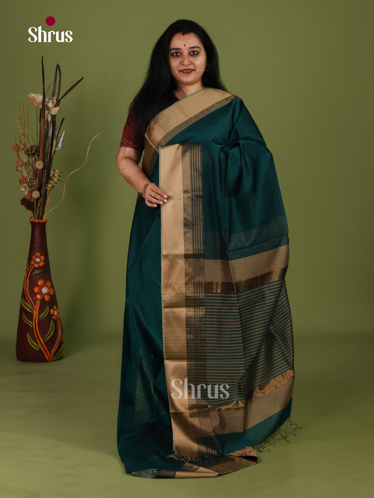 Maheshwari silkcotton Saree - EJ03175