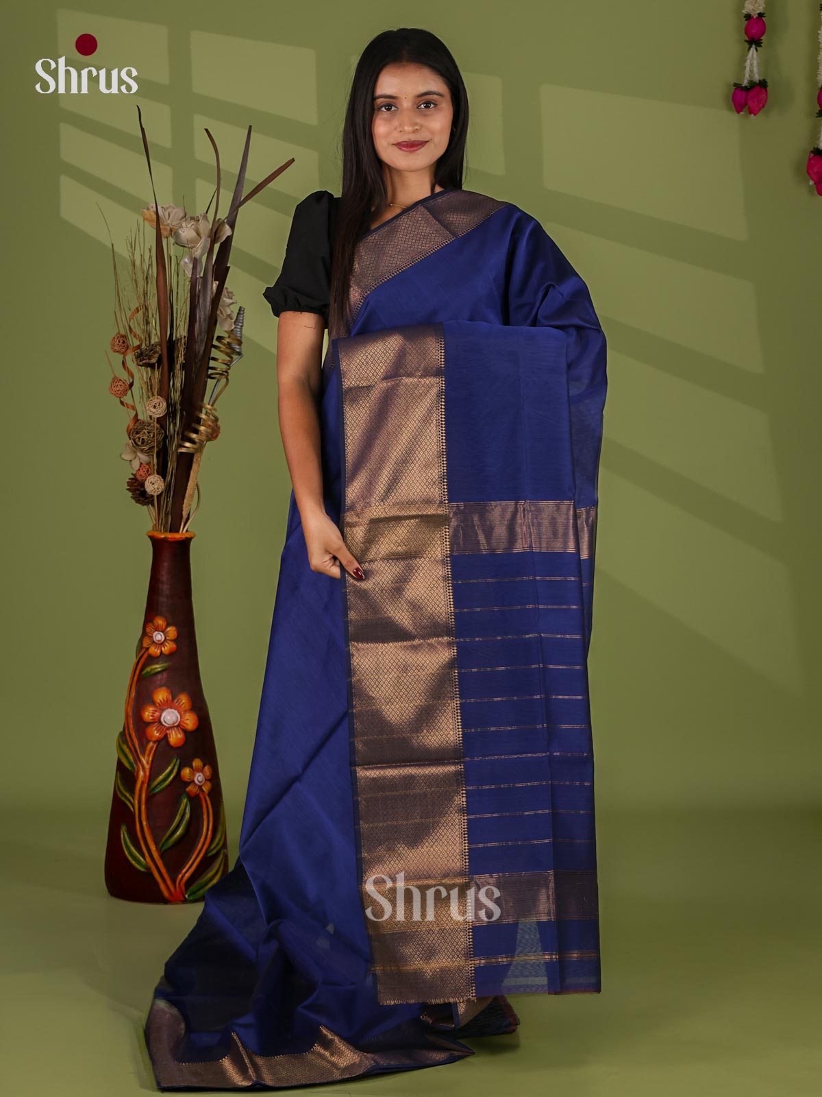 Maheshwari silkcotton Saree - EJ03179
