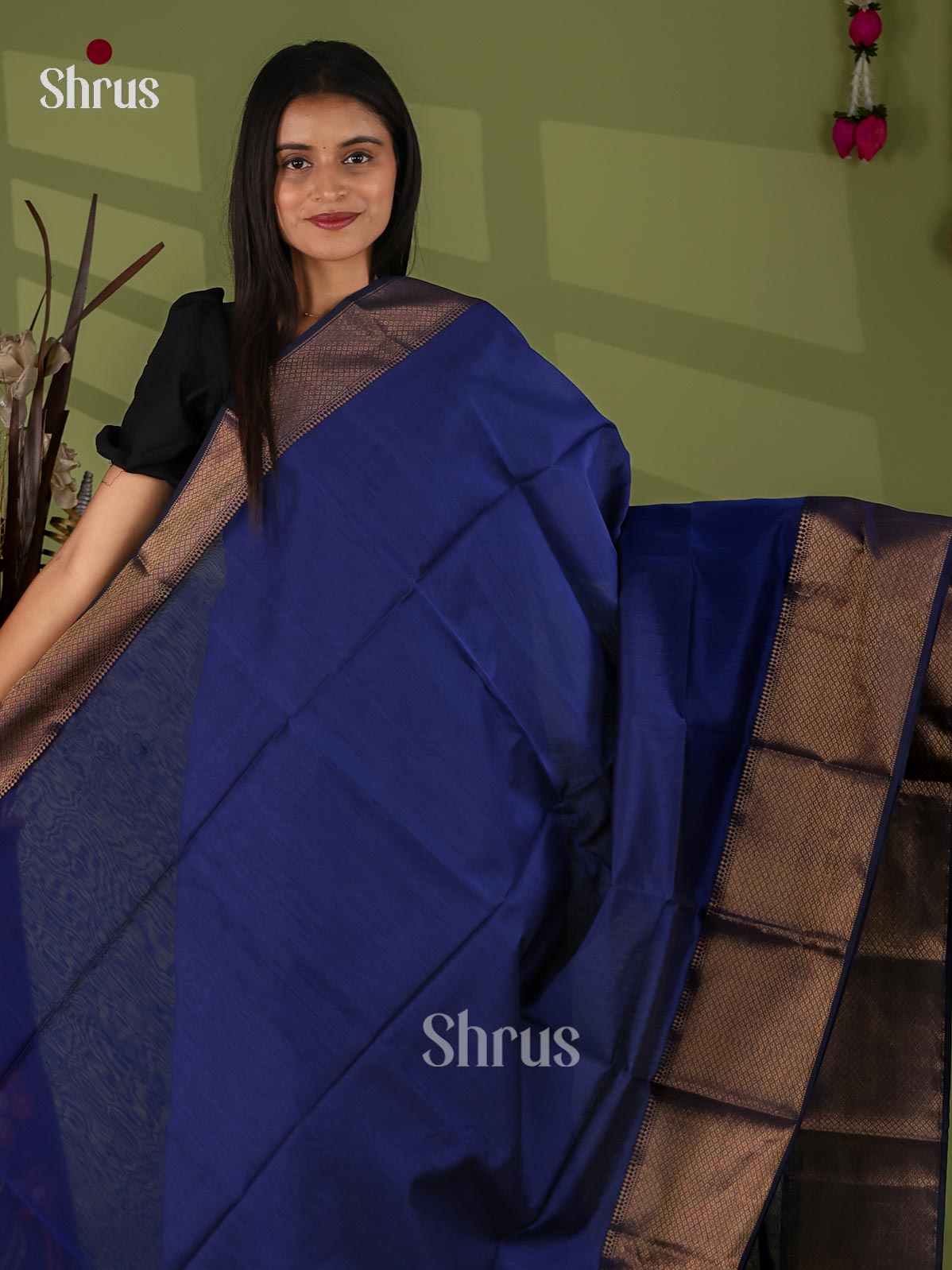 Maheshwari silkcotton Saree - EJ03179