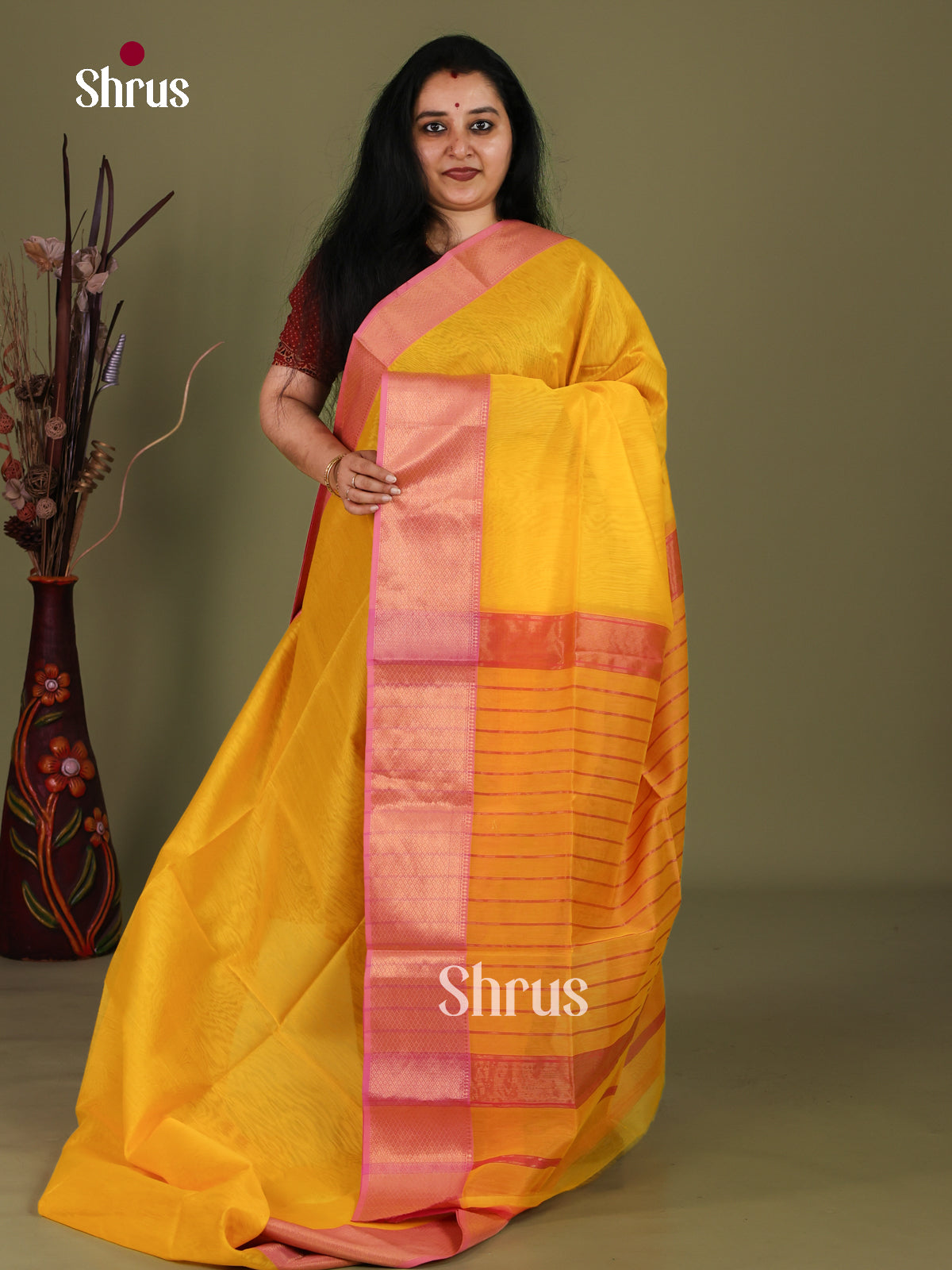 Maheshwari silkcotton Saree - EJ03181