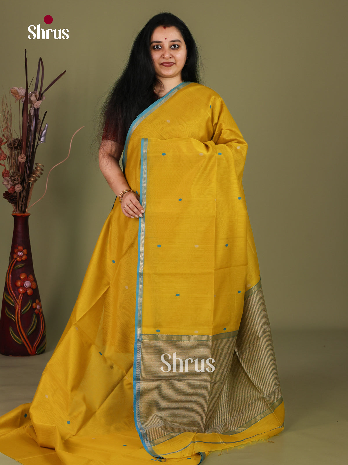 Maheshwari silkcotton Saree - EJ03197