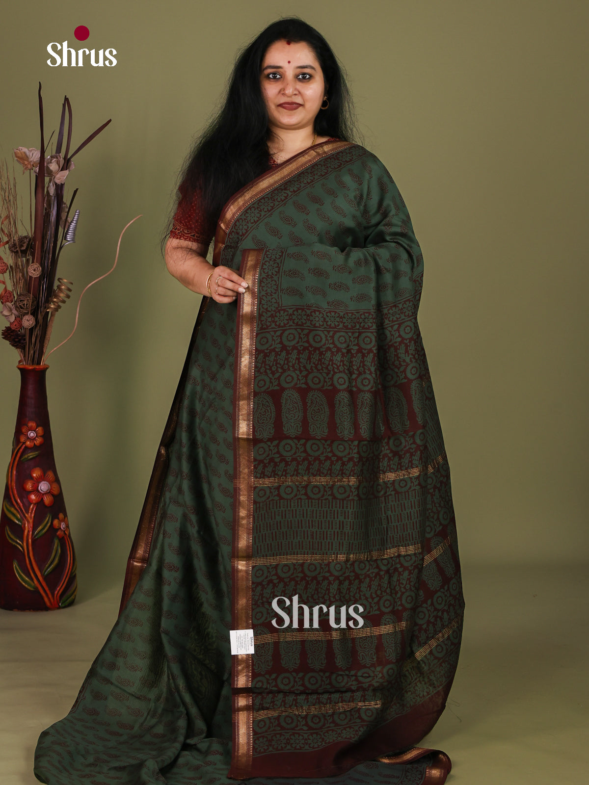 Maheshwari silkcotton Saree - EJ03209