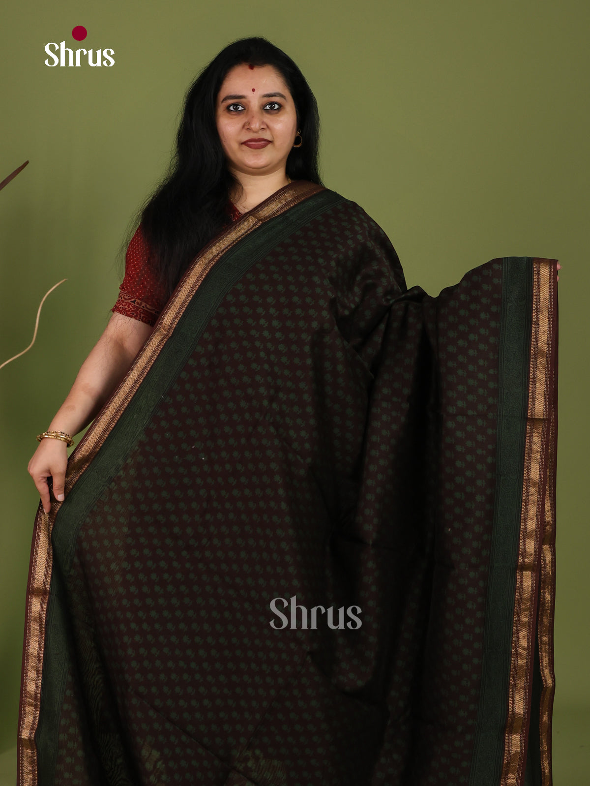 Maheshwari silkcotton Saree - EJ03213