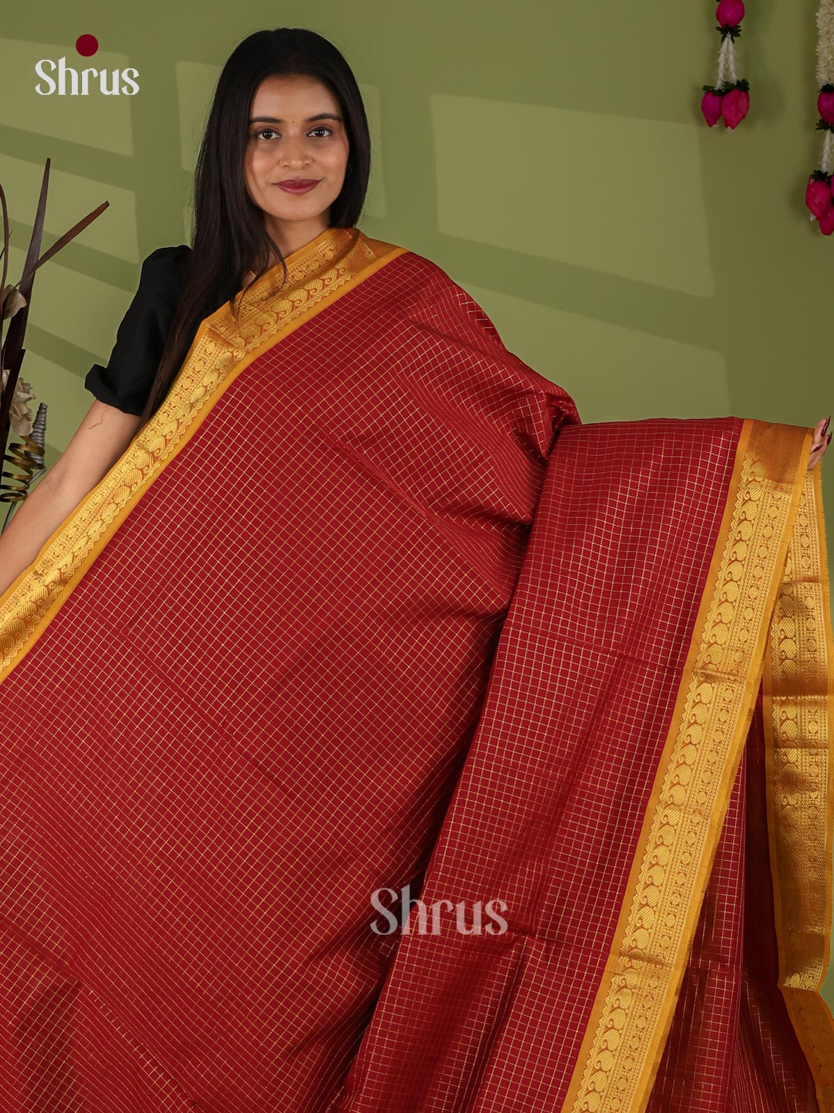 Silkcotton-halfpure Saree - EJ04230