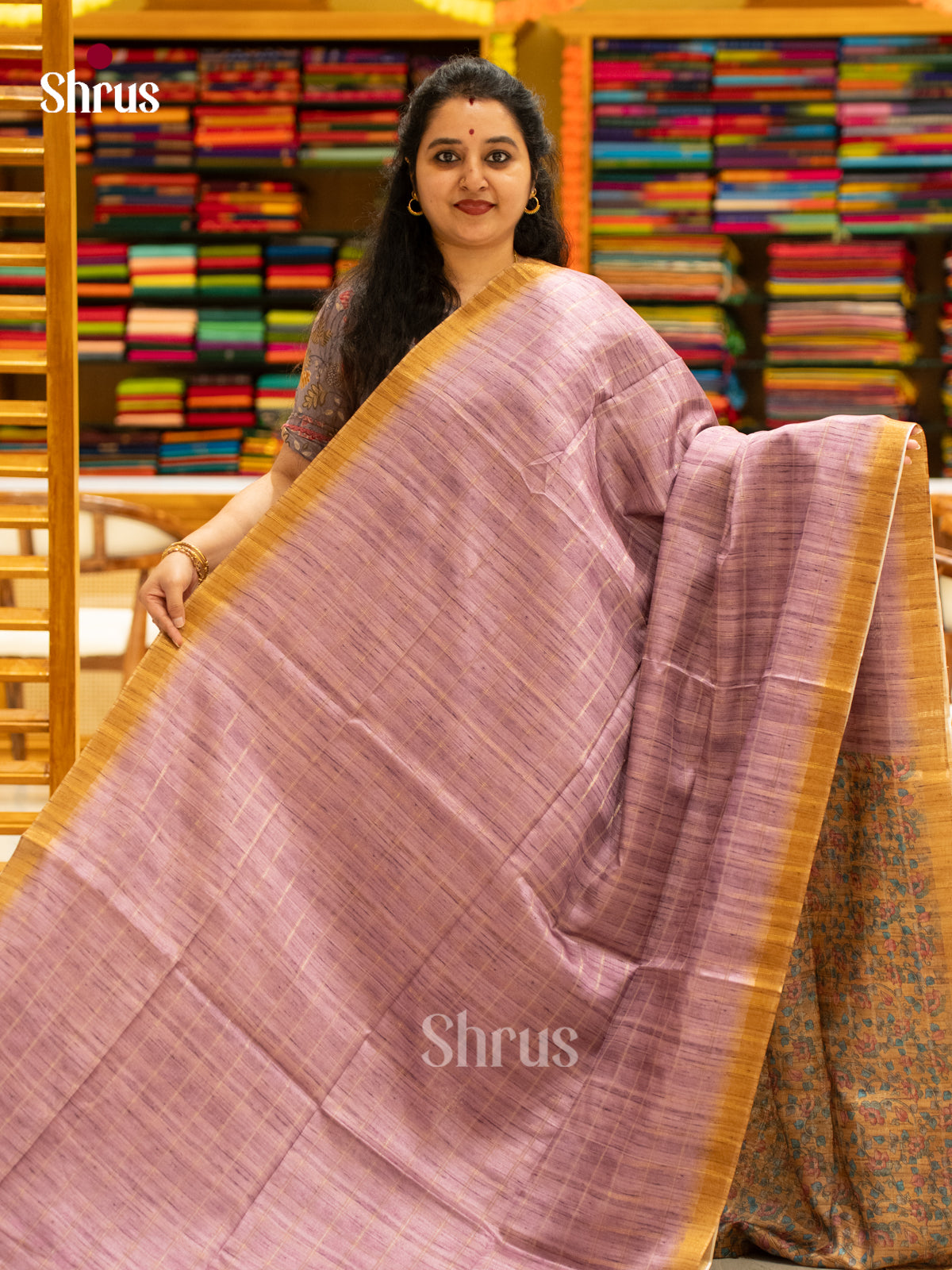 Printed Semi Tussar Saree - EJ04386