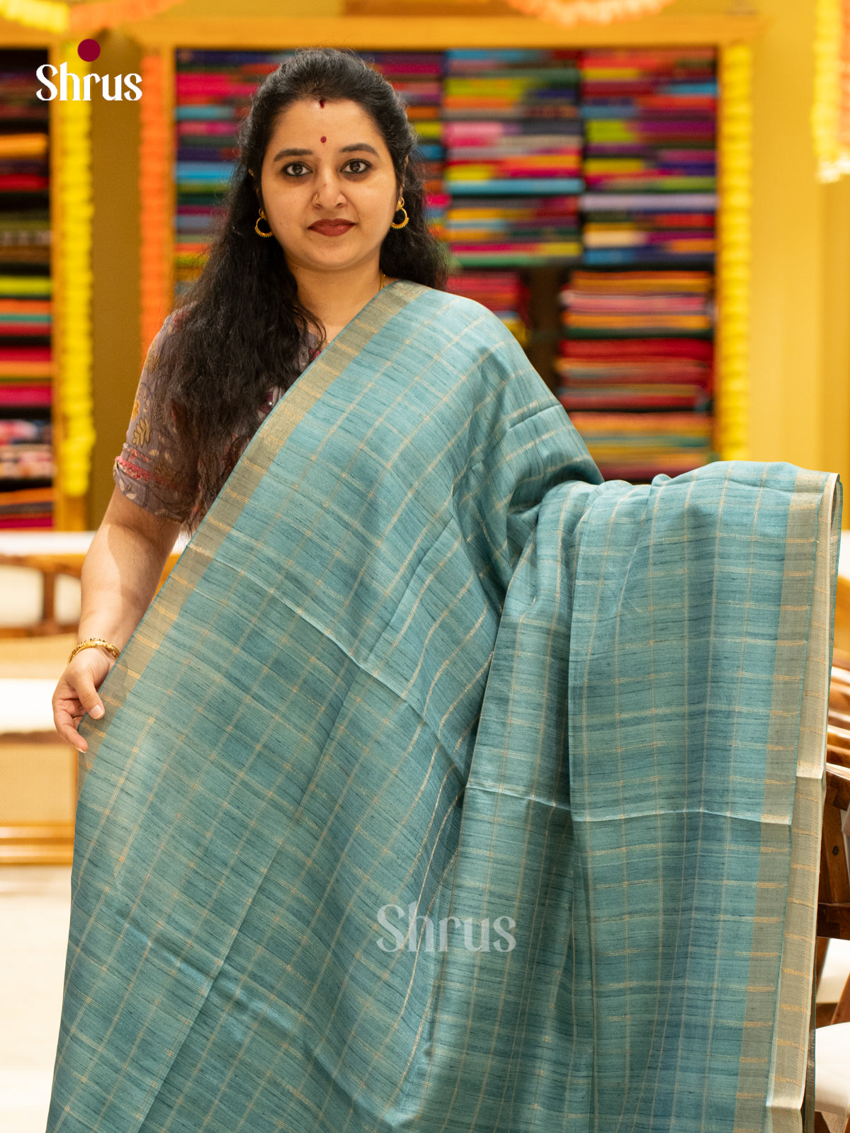 Printed Semi Tussar Saree - EJ04394