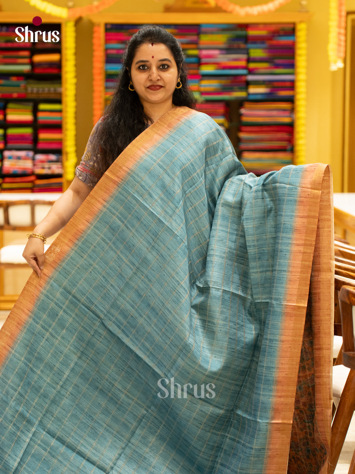 Printed Semi Tussar Saree - EJ04399