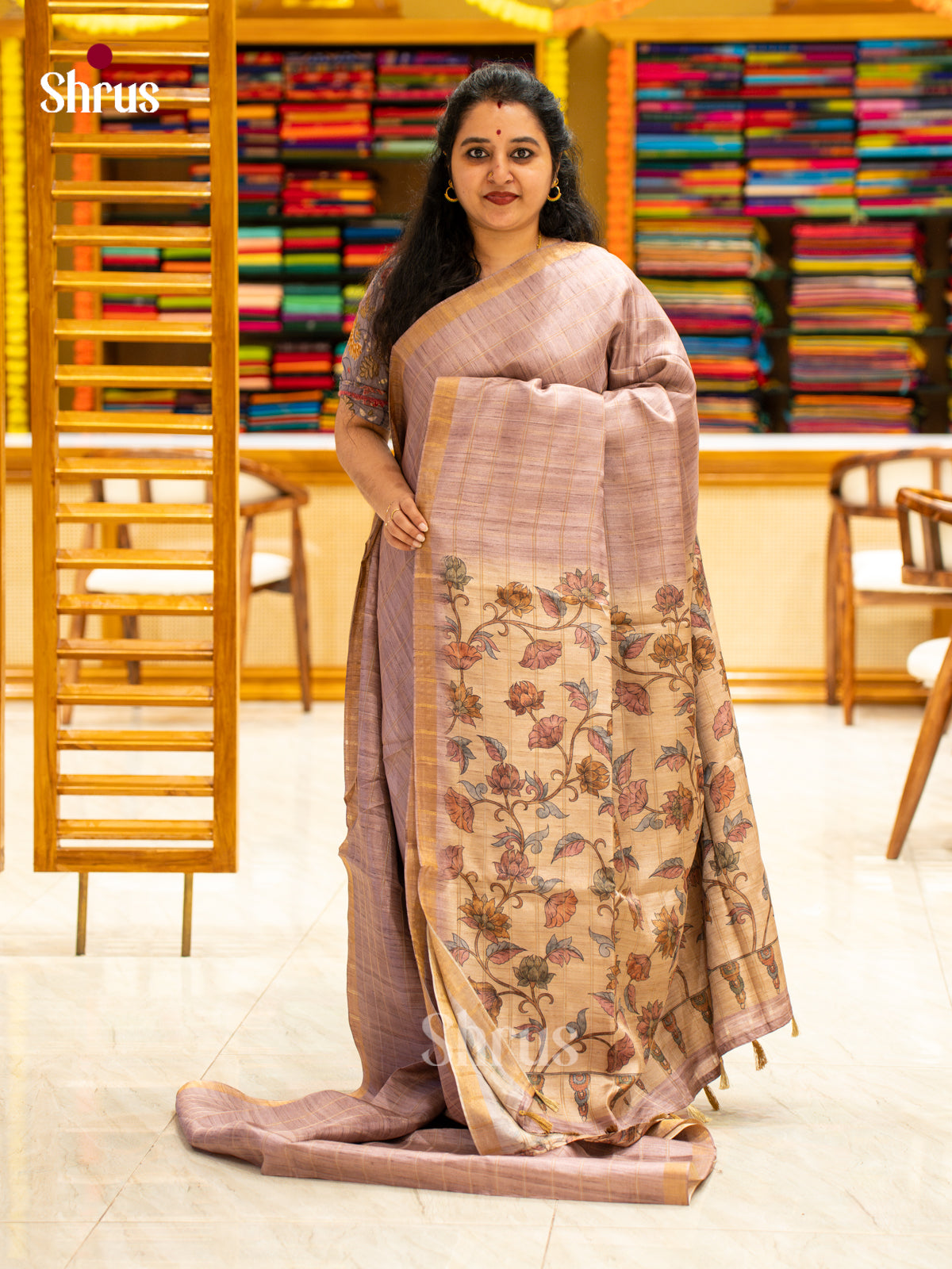 Printed Semi Tussar Saree - EJ04405