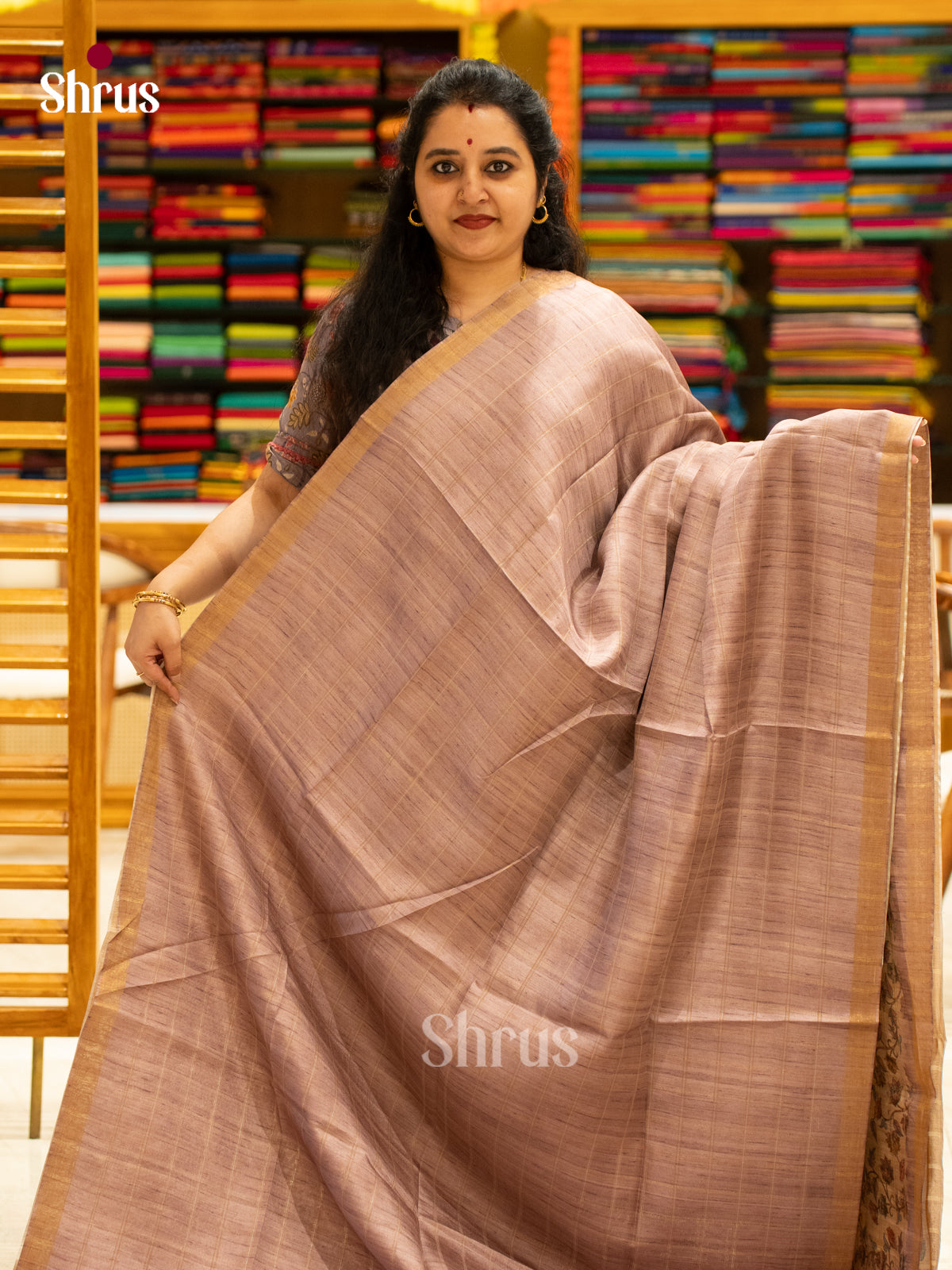 Printed Semi Tussar Saree - EJ04405