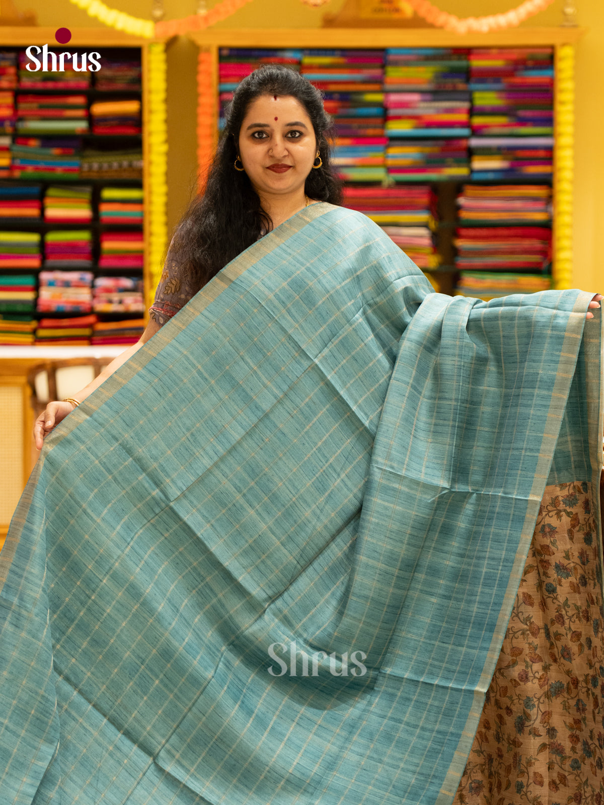 Printed Semi Tussar Saree - EJ04407